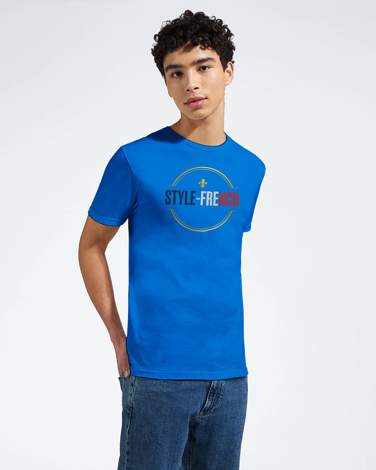 T-Shirt Unisexe Liberté Égalité Apéritif - T-Shirt Humoristique en Coton Premium