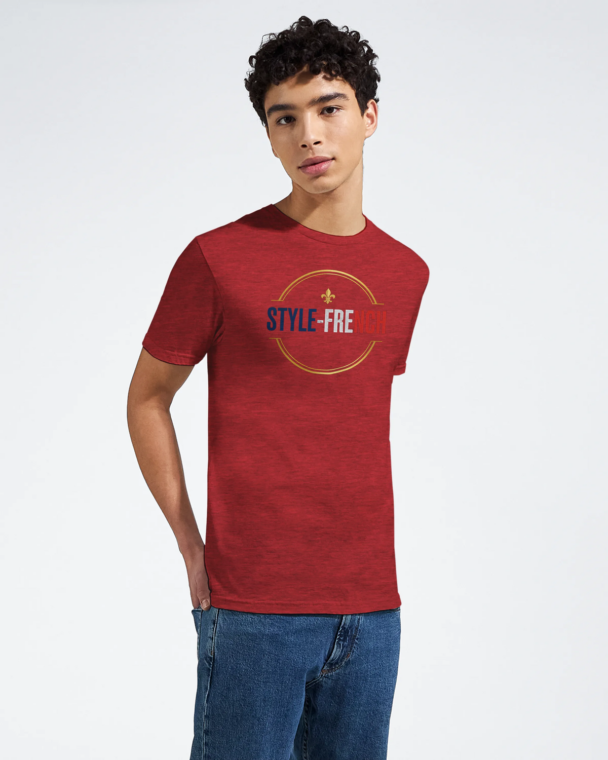 T-Shirt Unisexe Liberté Égalité Apéritif - T-Shirt Humoristique en Coton Premium