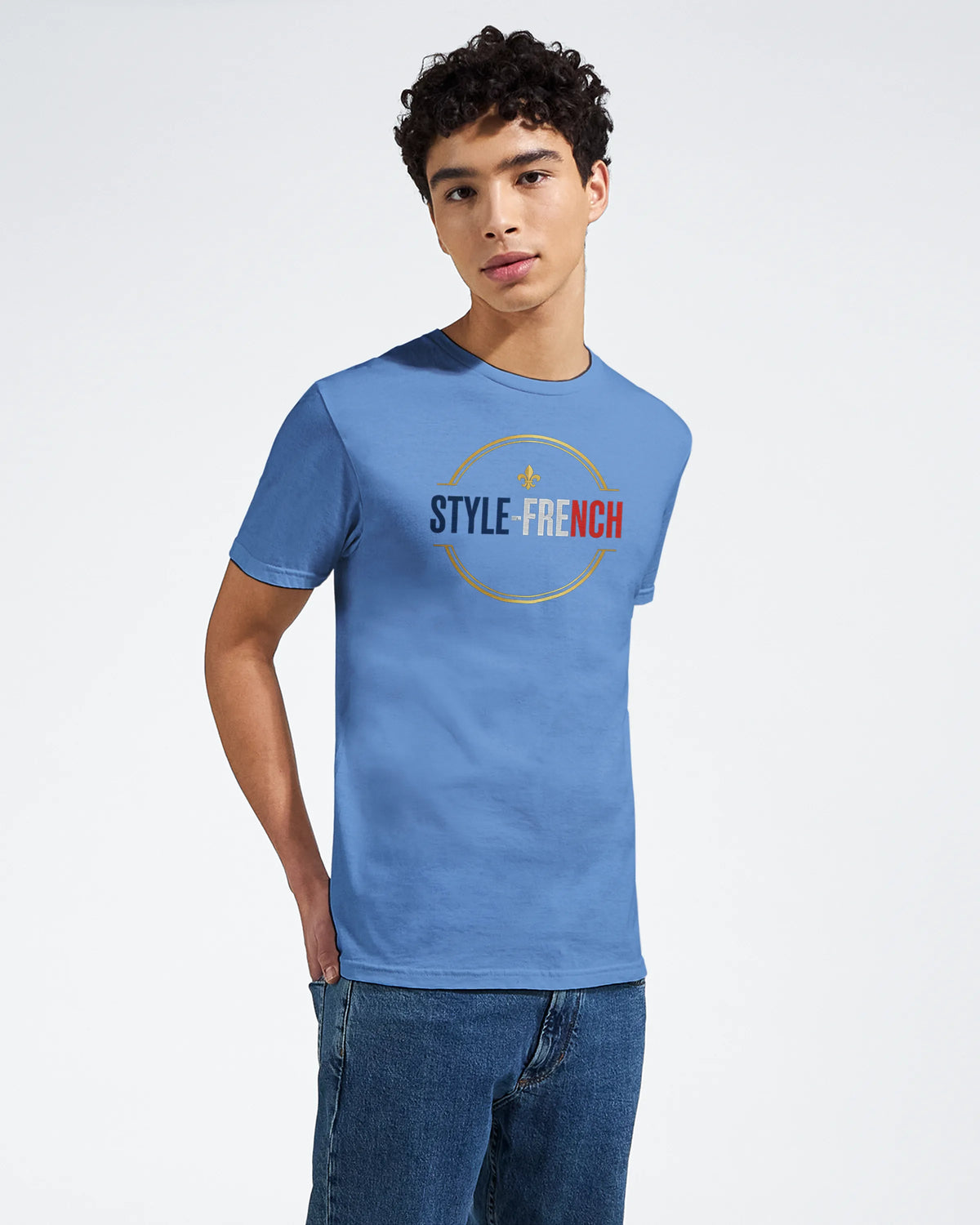 T-Shirt Unisexe Liberté Égalité Apéritif - T-Shirt Humoristique en Coton Premium