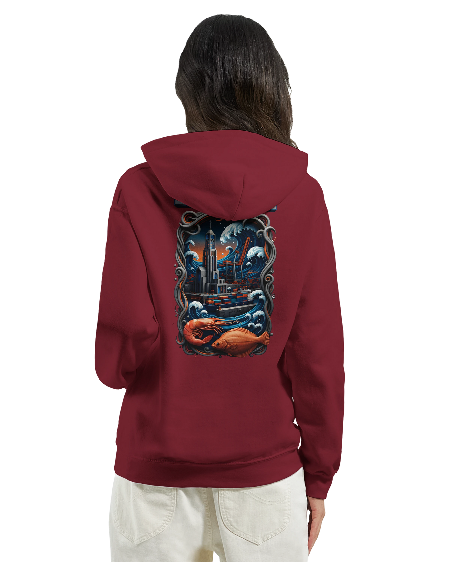Sweat à Capuche Unisexe Le Havre – Hoodie Confortable et Résistant