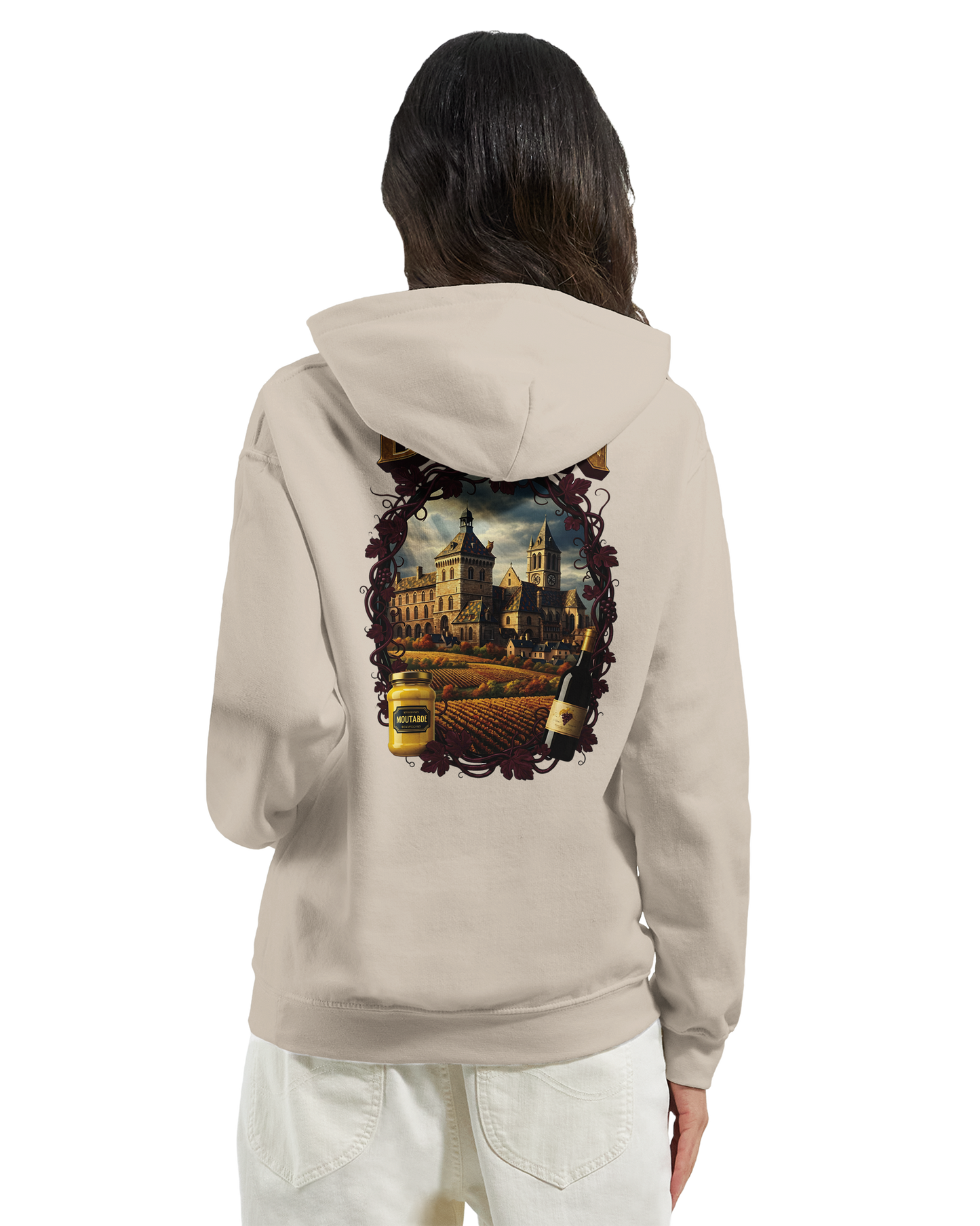 Sweat à Capuche Unisexe Dijon – Ville de France – Confort Premium