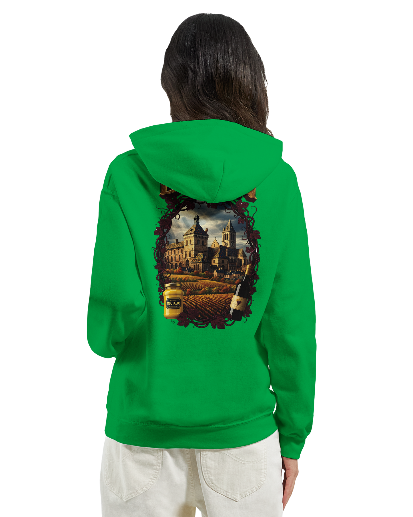 Sweat à Capuche Unisexe Dijon – Ville de France – Confort Premium