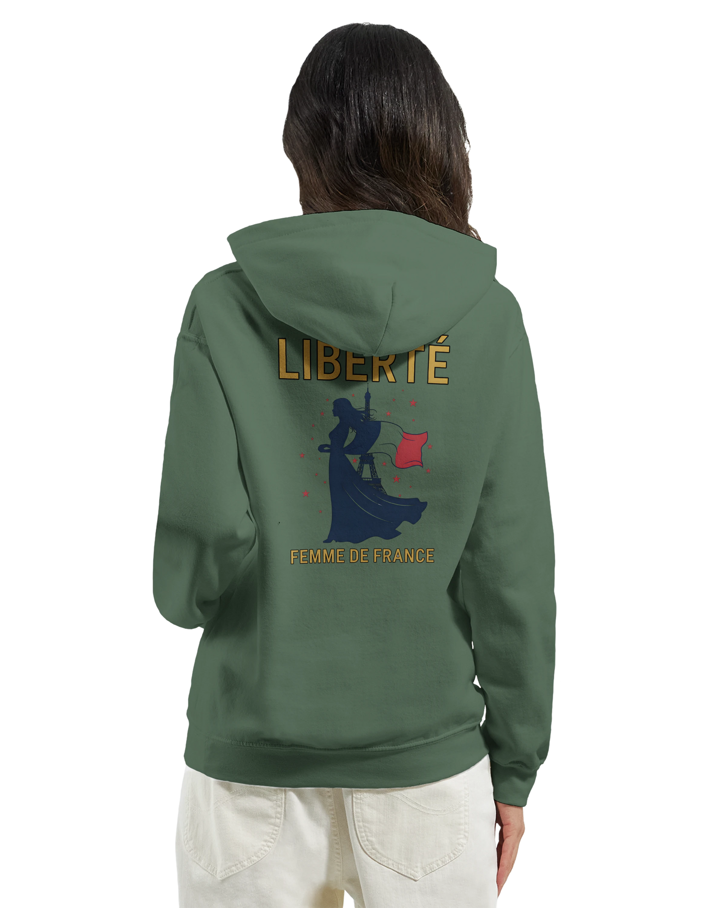 Sweat à Capuche Femme Liberté – Confort Premium et Design Élégant