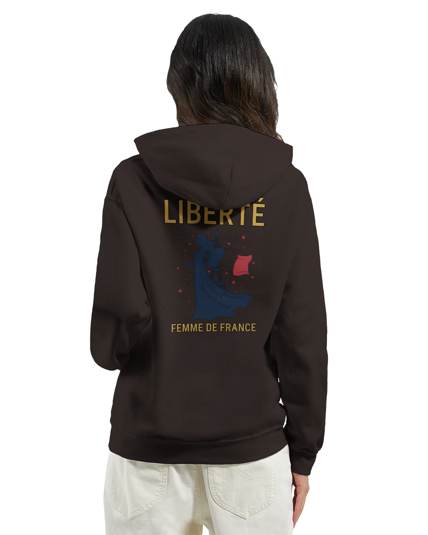 Sweat à Capuche Femme Liberté – Confort Premium et Design Élégant