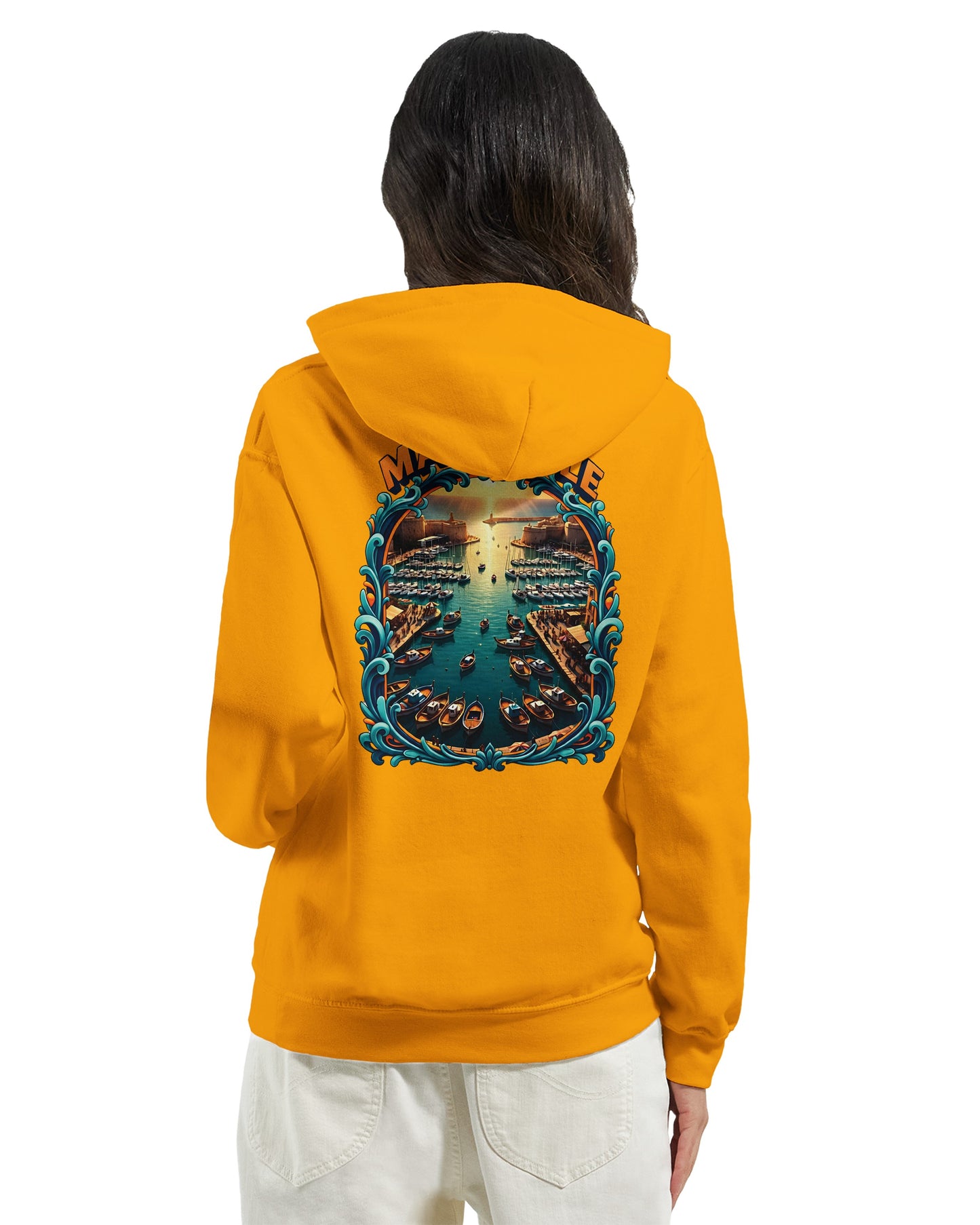 Sweat à capuche unisexe Marseille – Hoodie premium en coton mélangé