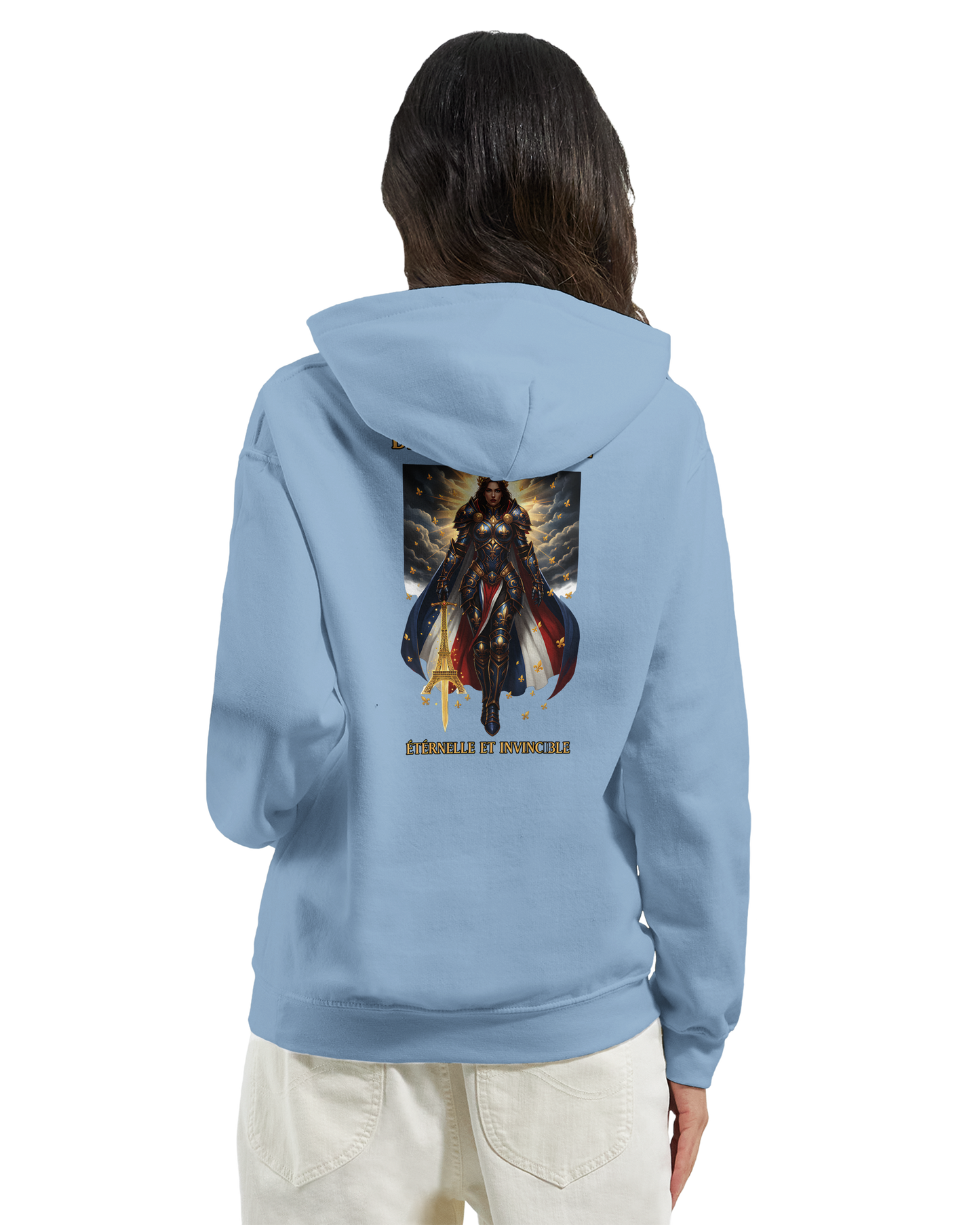 Sweat à Capuche déesse de France Douillet à Motif Unique – Confort et Style