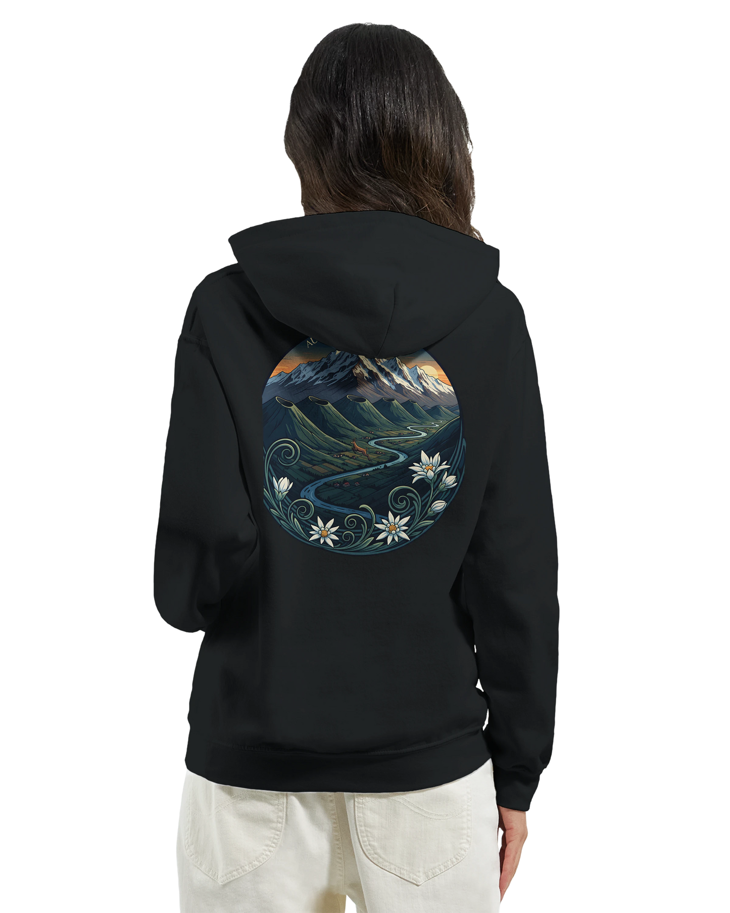 Sweat à capuche unisexe Auvergne-Rhône-Alpes – Confort et style régional