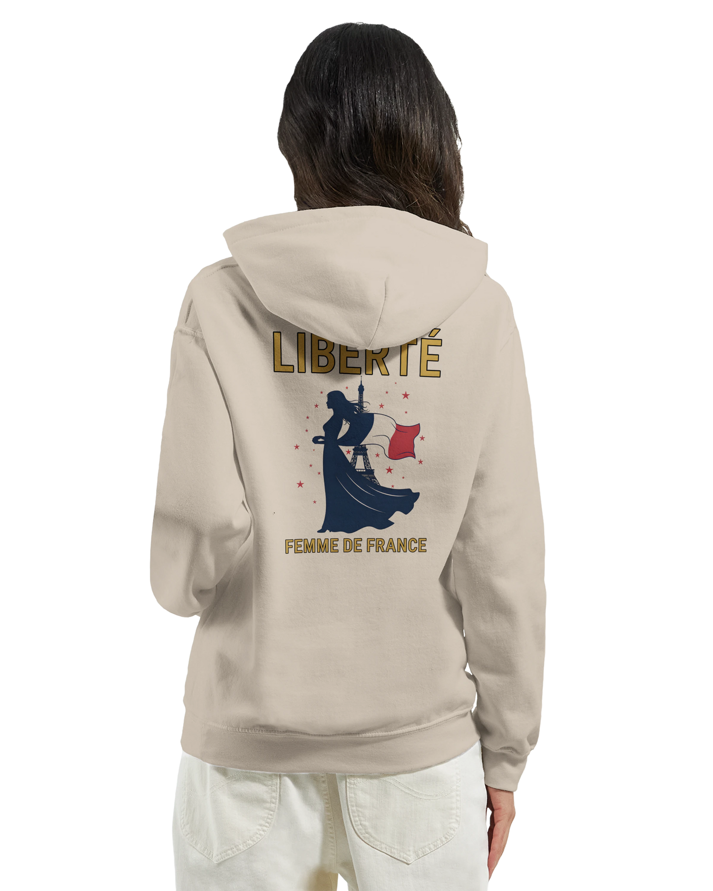 Sweat à Capuche Femme Liberté – Confort Premium et Design Élégant