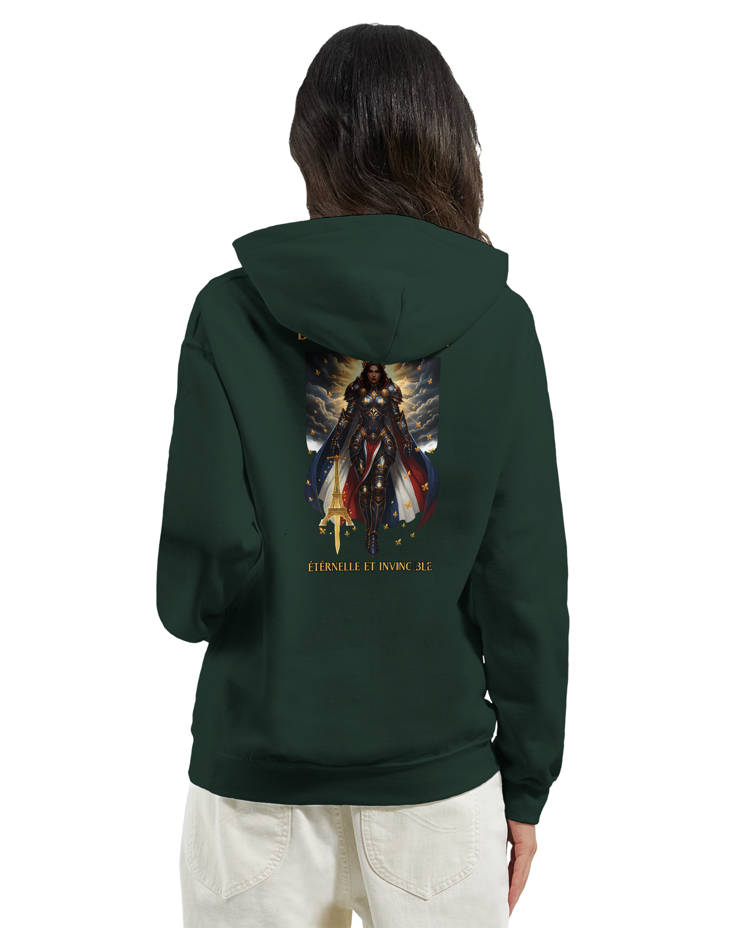 Sweat à Capuche déesse de France Douillet à Motif Unique – Confort et Style