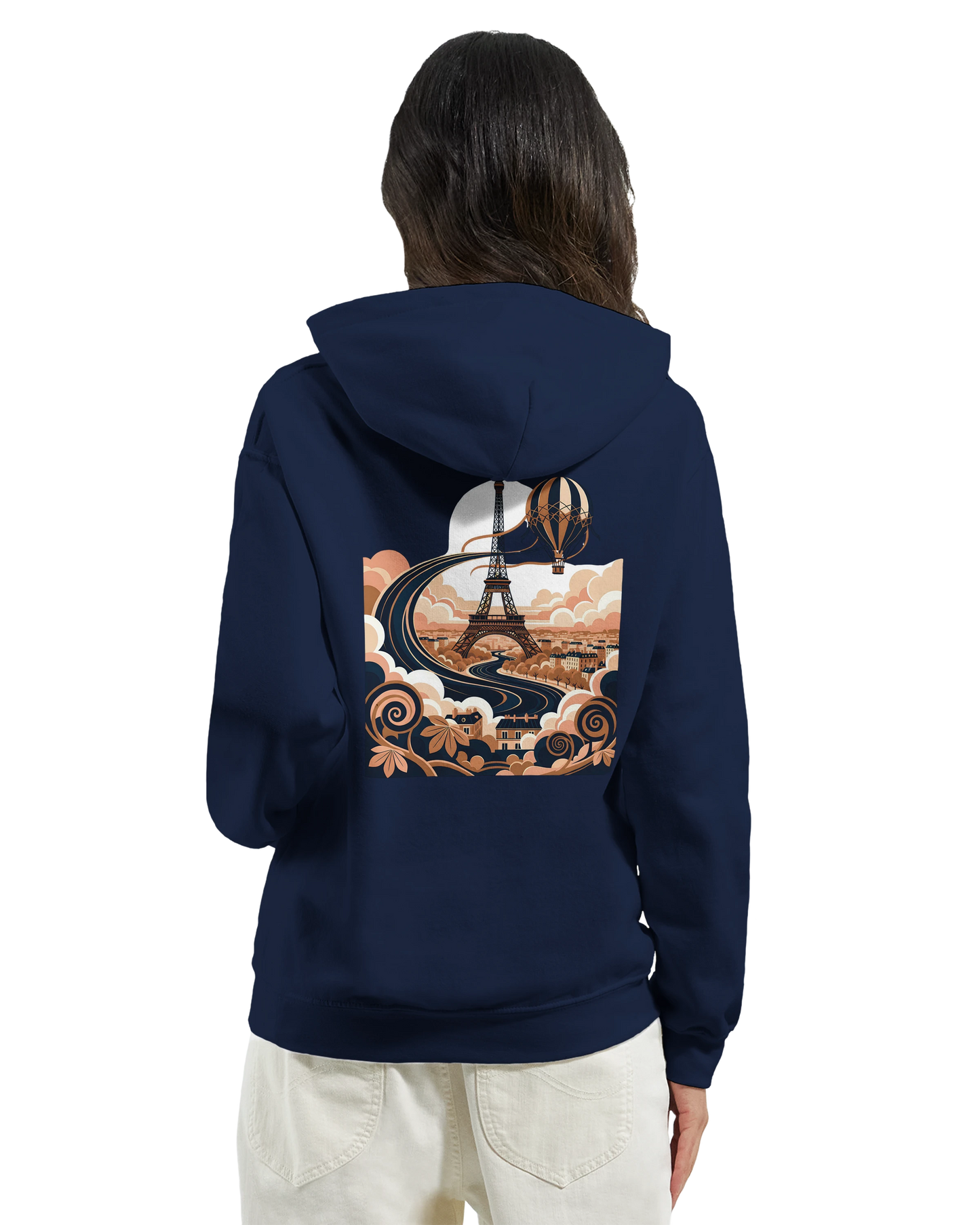 Sweat à Capuche Unisexe Île-de-France – Confort et Style Premium