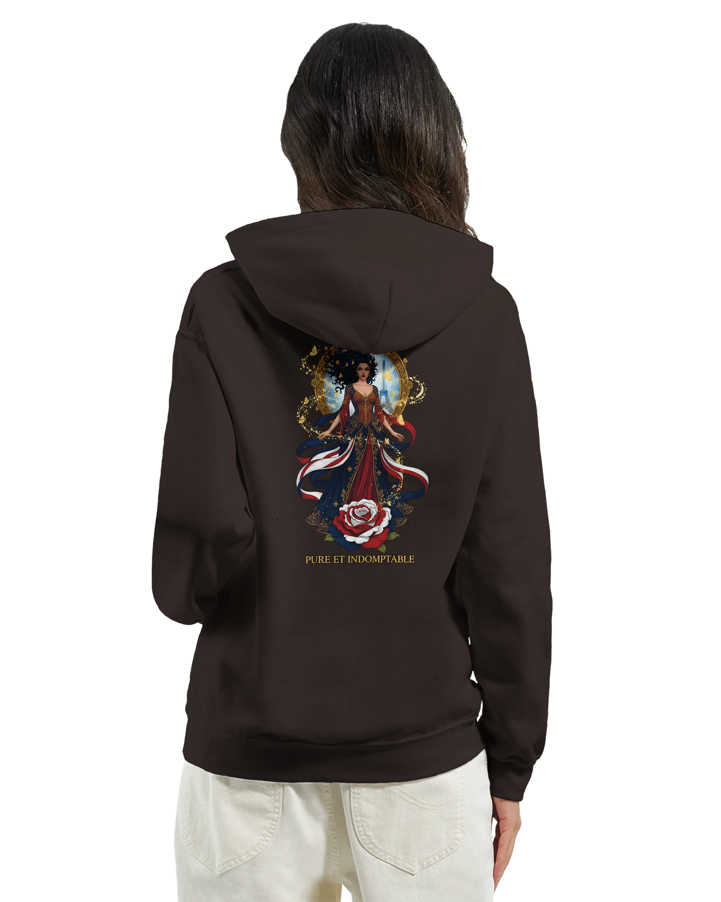 Sweat à capuche femme L'âme de France - Confort premium et style élégant