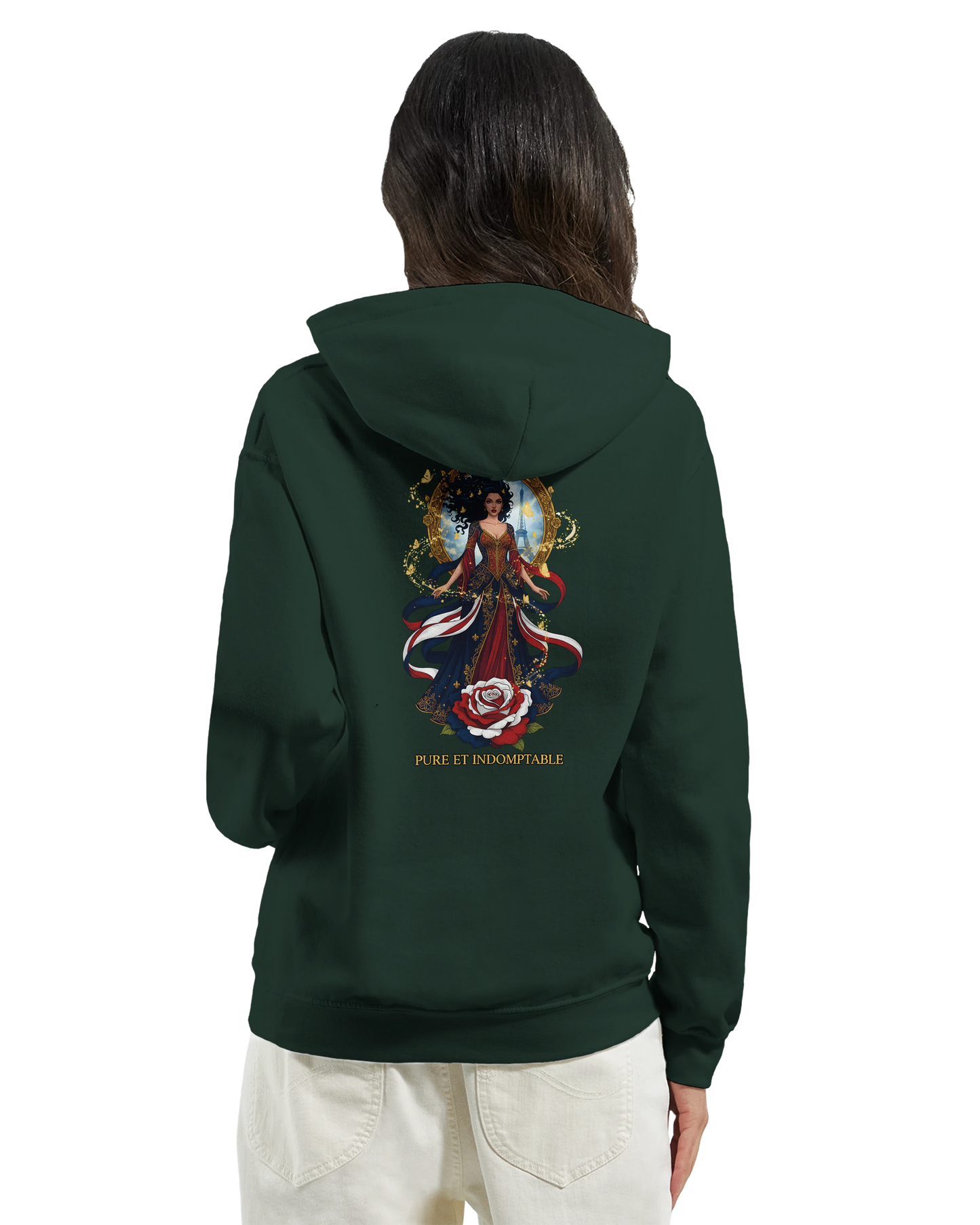 Sweat à capuche femme L'âme de France - Confort premium et style élégant