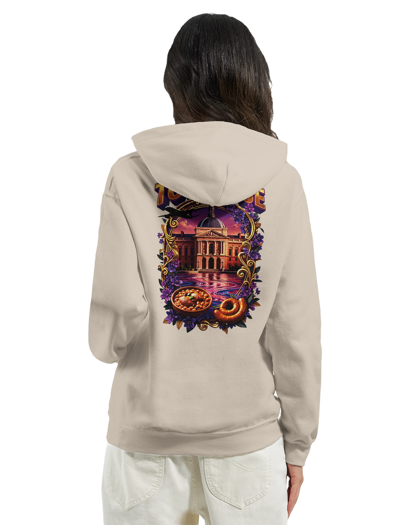 Sweat à Capuche Unisexe Toulouse – Ville de France – Confort Premium