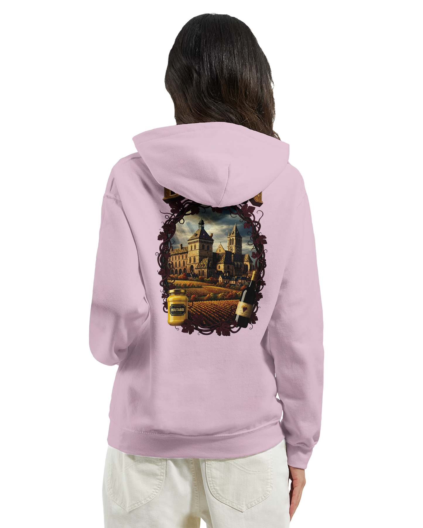 Sweat à Capuche Unisexe Dijon – Ville de France – Confort Premium