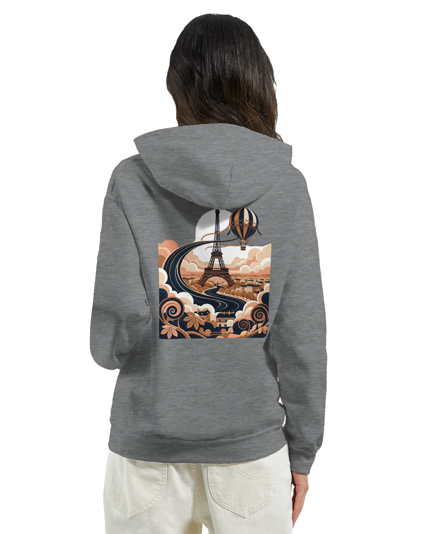 Sweat à Capuche Unisexe Île-de-France – Confort et Style Premium