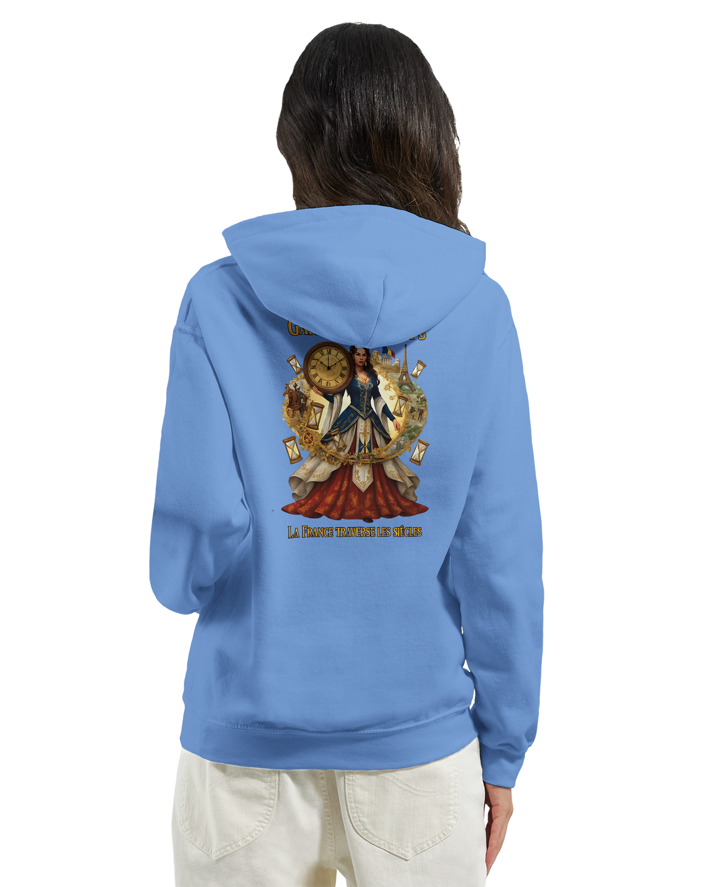 Sweat à Capuche Femme Gardienne du Temps - Confort Premium