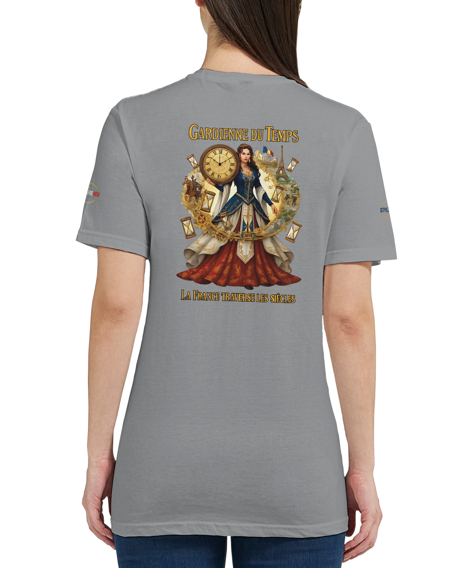 T-shirt Femme Gardienne du Temps - Coton Bio Style Unique