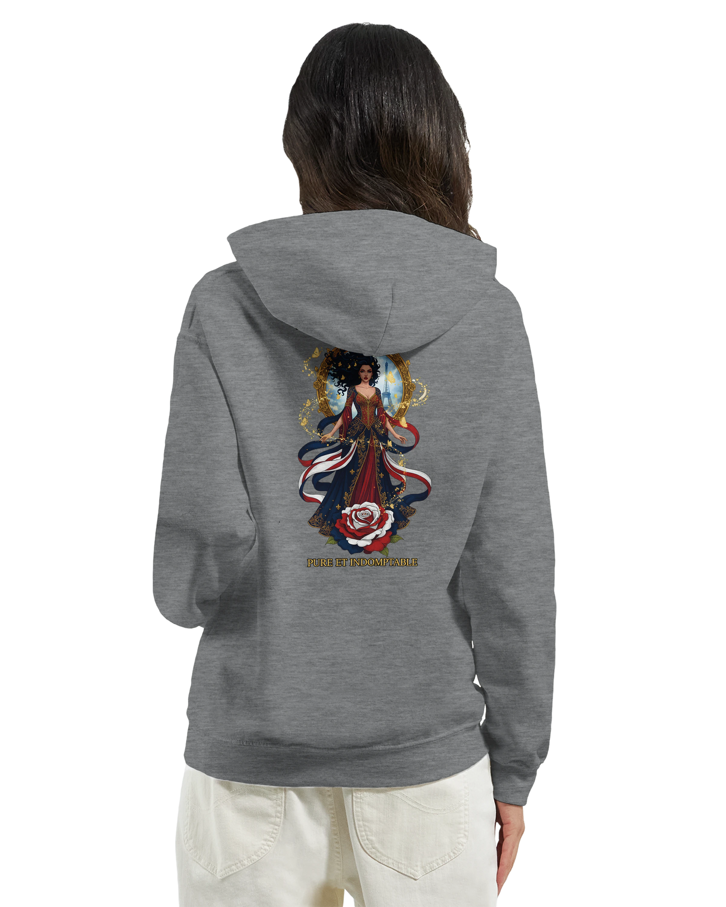 Sweat à capuche femme L'âme de France - Confort premium et style élégant