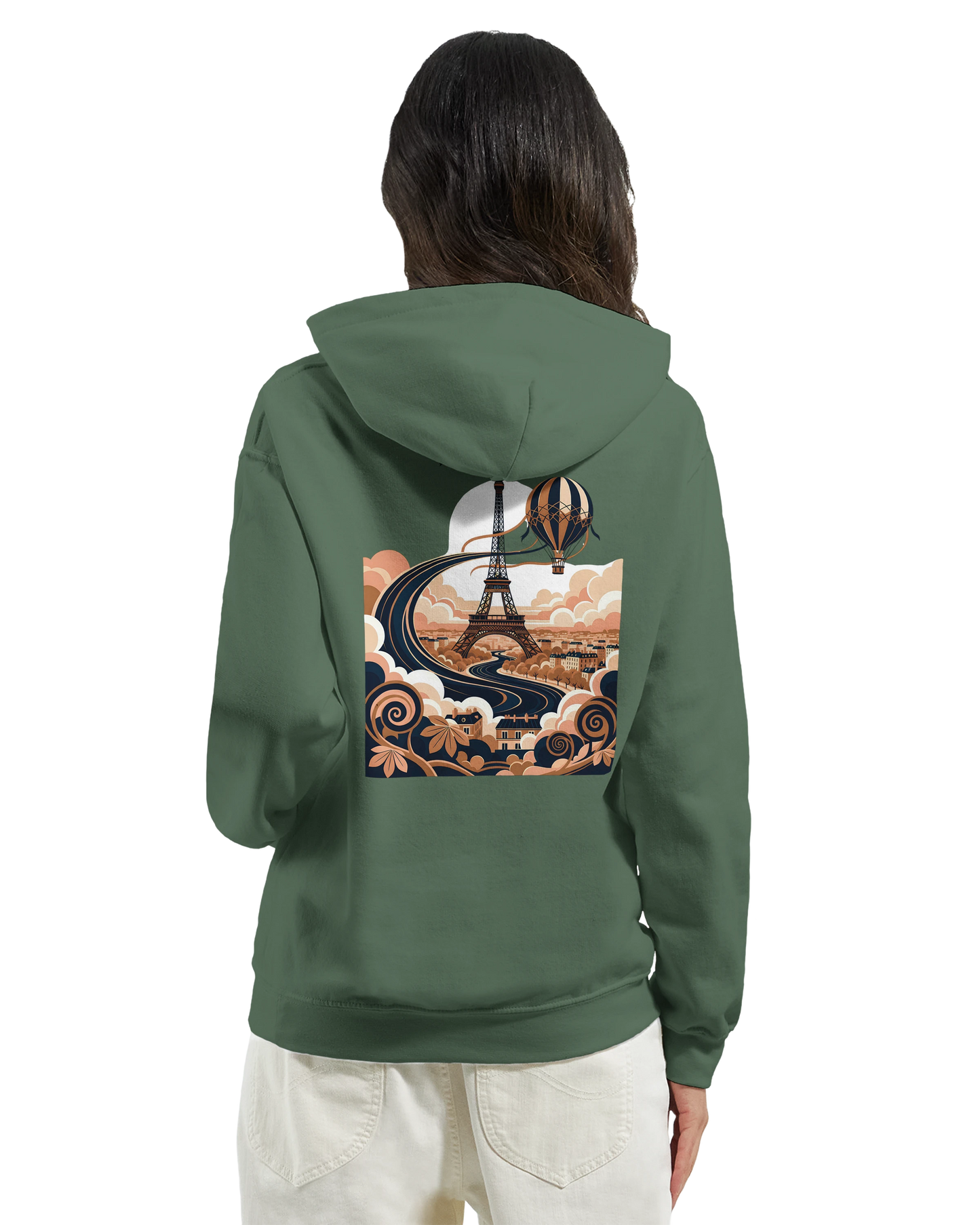 Sweat à Capuche Unisexe Île-de-France – Confort et Style Premium