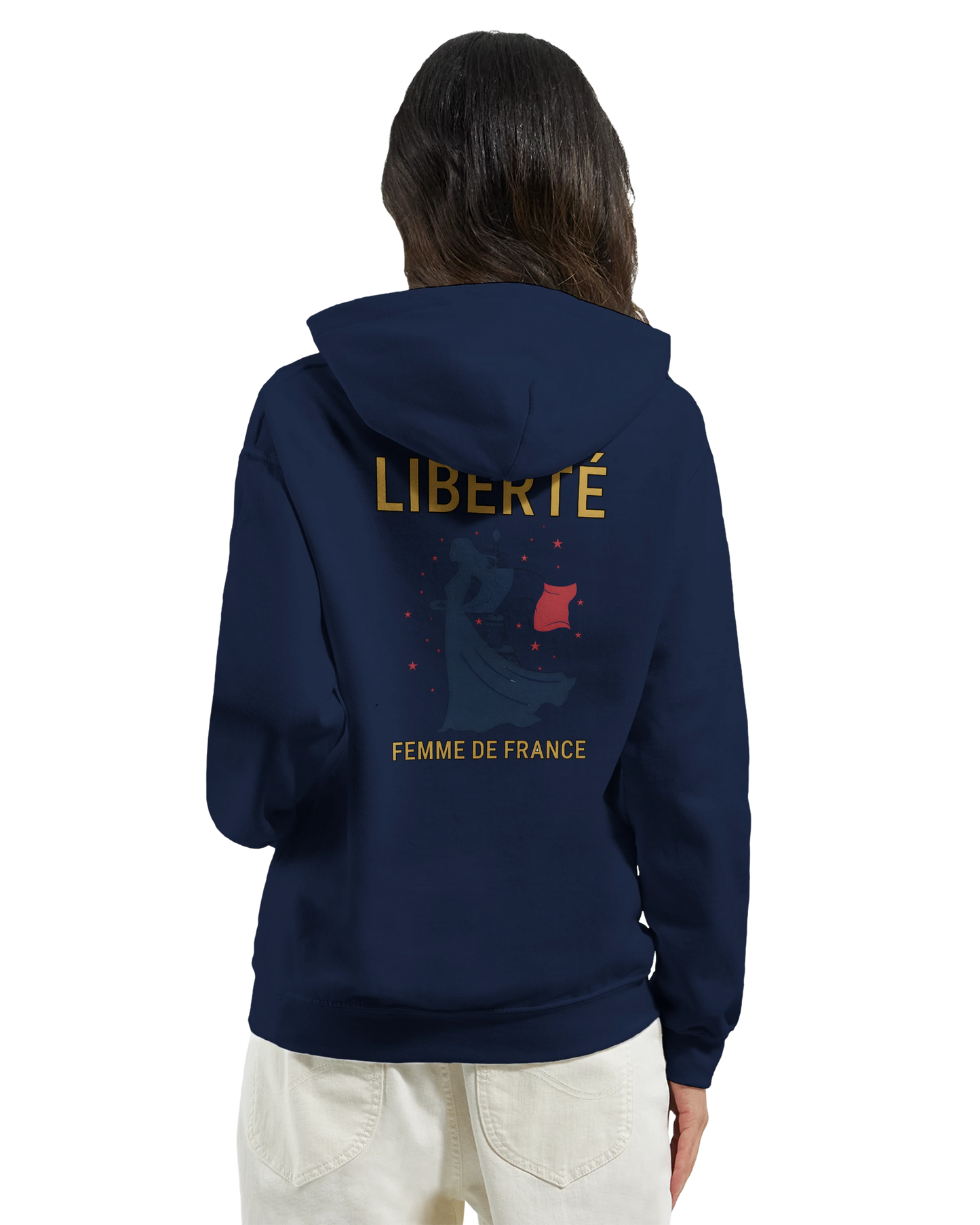 Sweat à Capuche Femme Liberté – Confort Premium et Design Élégant