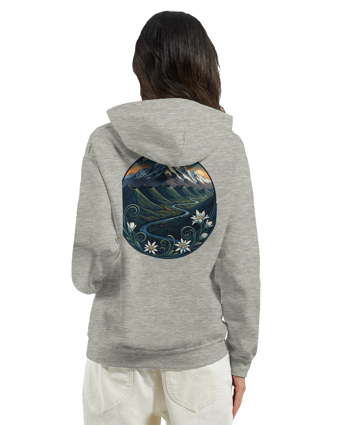 Sweat à capuche unisexe Auvergne-Rhône-Alpes – Confort et style régional