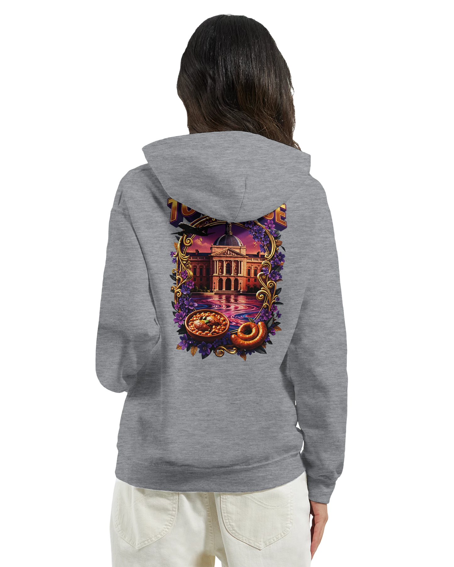 Sweat à Capuche Unisexe Toulouse – Ville de France – Confort Premium