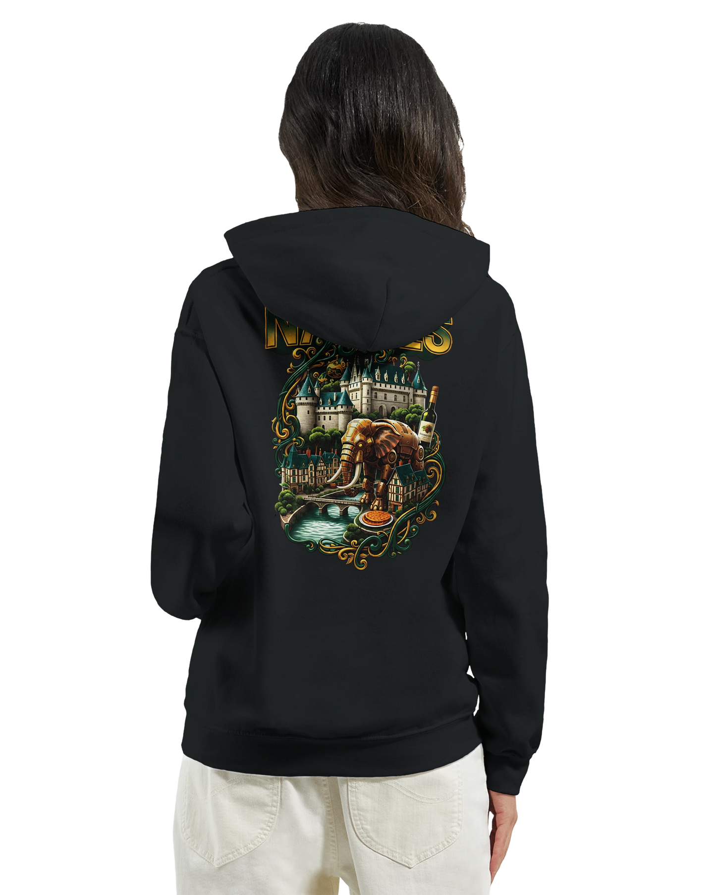 Sweat à capuche unisexe Nantes – Confort premium et style urbain