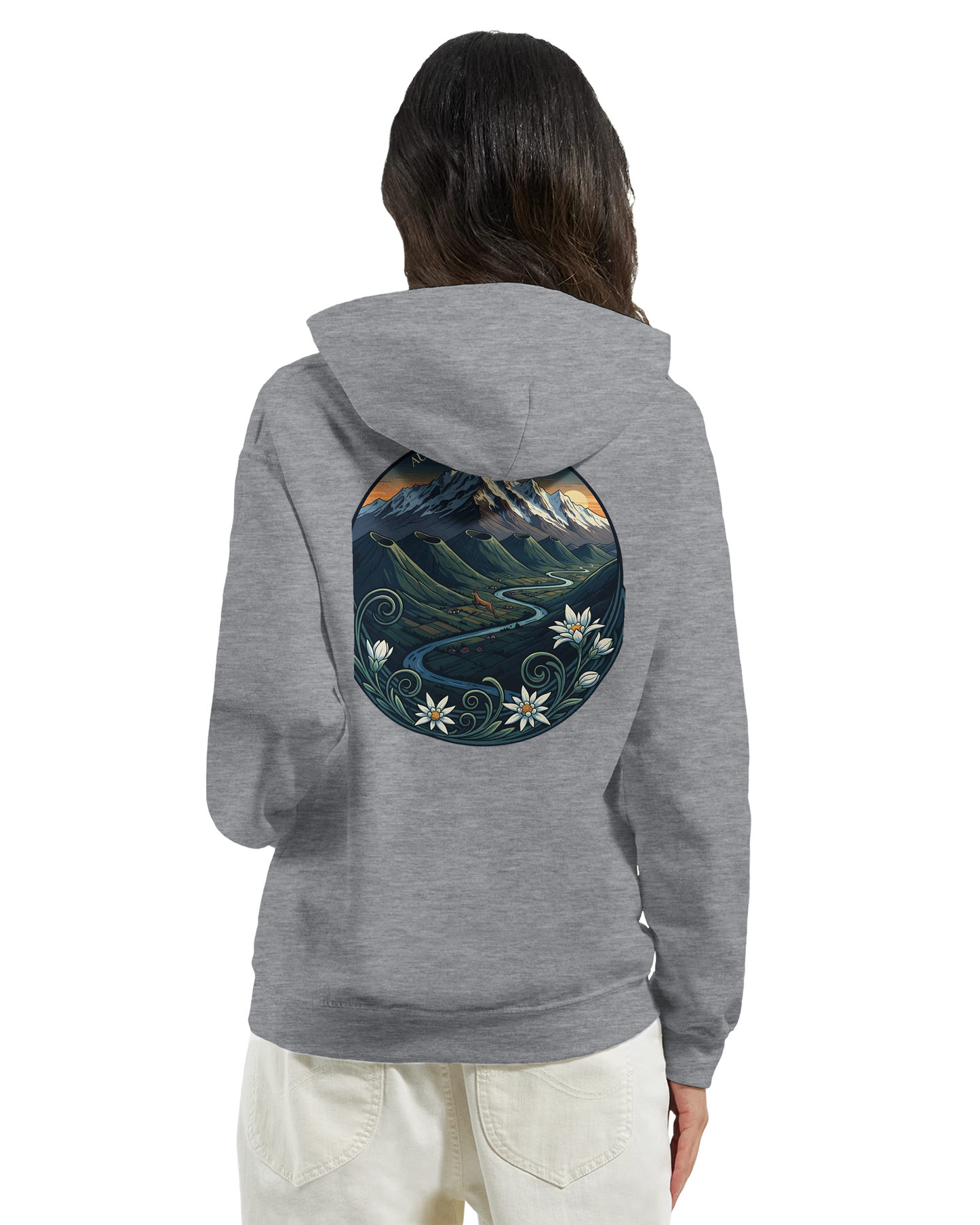 Sweat à capuche unisexe Auvergne-Rhône-Alpes – Confort et style régional