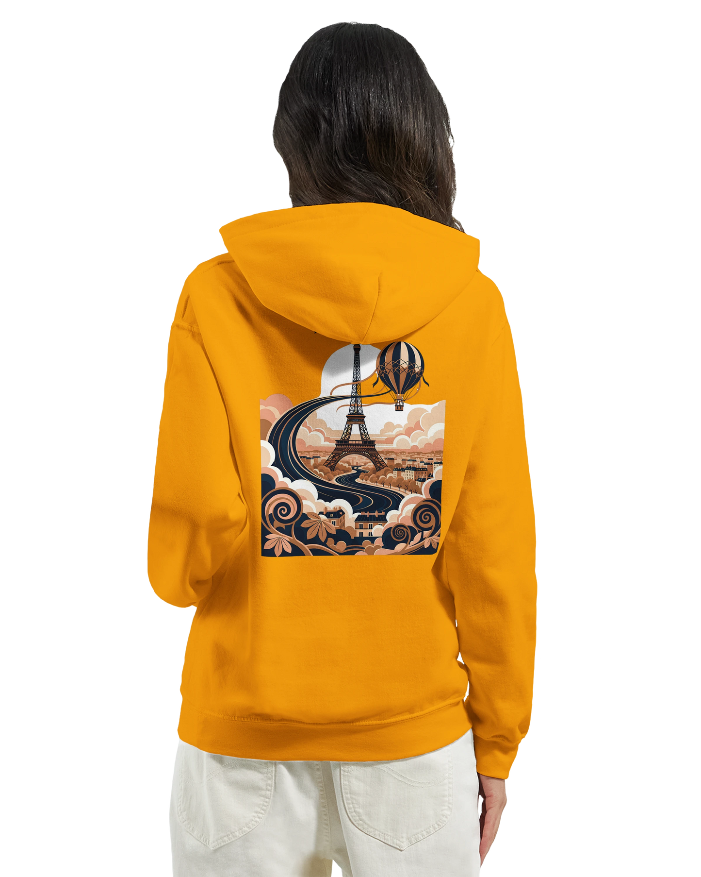 Sweat à Capuche Unisexe Île-de-France – Confort et Style Premium