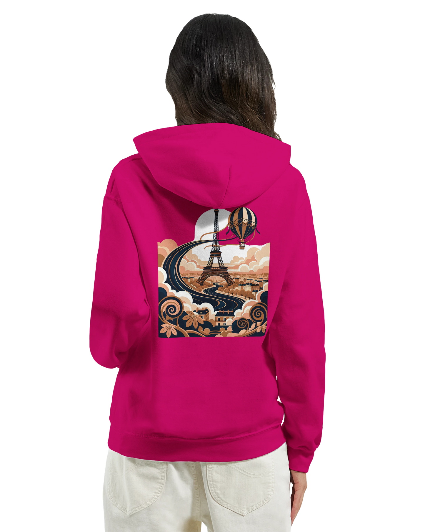 Sweat à Capuche Unisexe Île-de-France – Confort et Style Premium