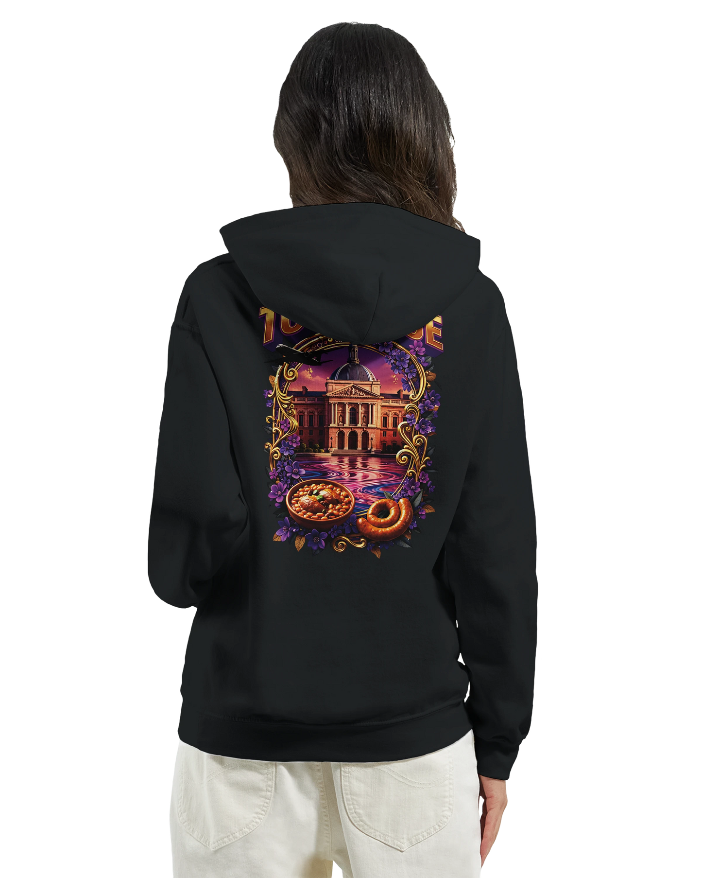 Sweat à Capuche Unisexe Toulouse – Ville de France – Confort Premium
