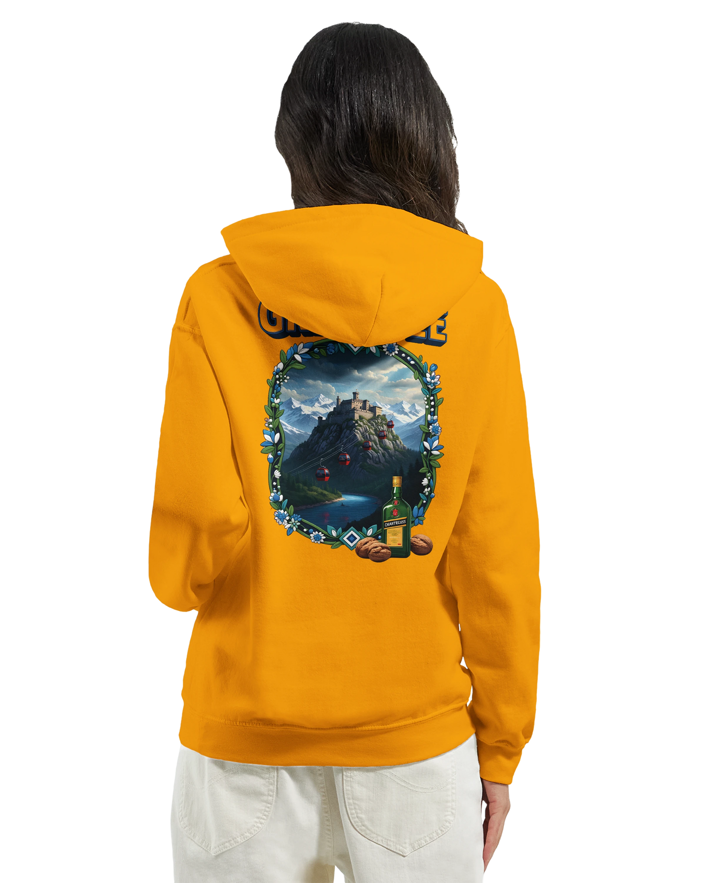 Sweat à capuche Grenoble - Collection Ville de France - Unisexe Premium
