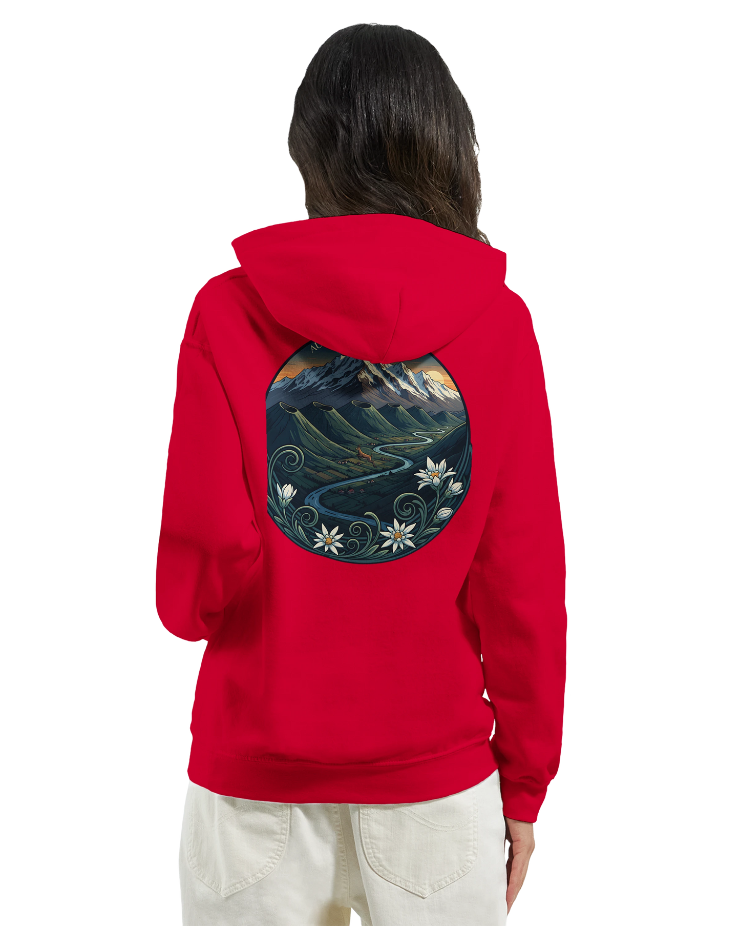 Sweat à capuche unisexe Auvergne-Rhône-Alpes – Confort et style régional