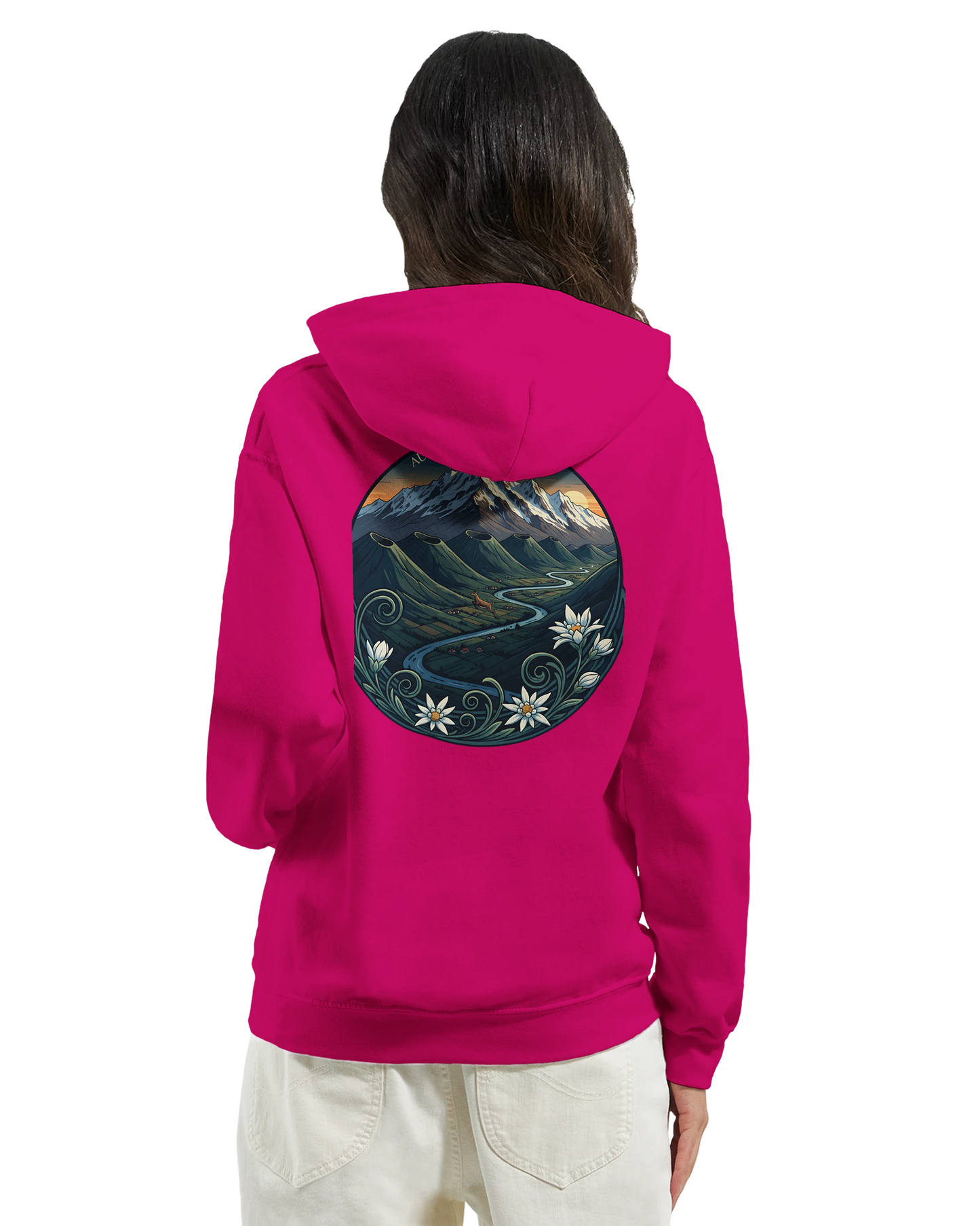 Sweat à capuche unisexe Auvergne-Rhône-Alpes – Confort et style régional
