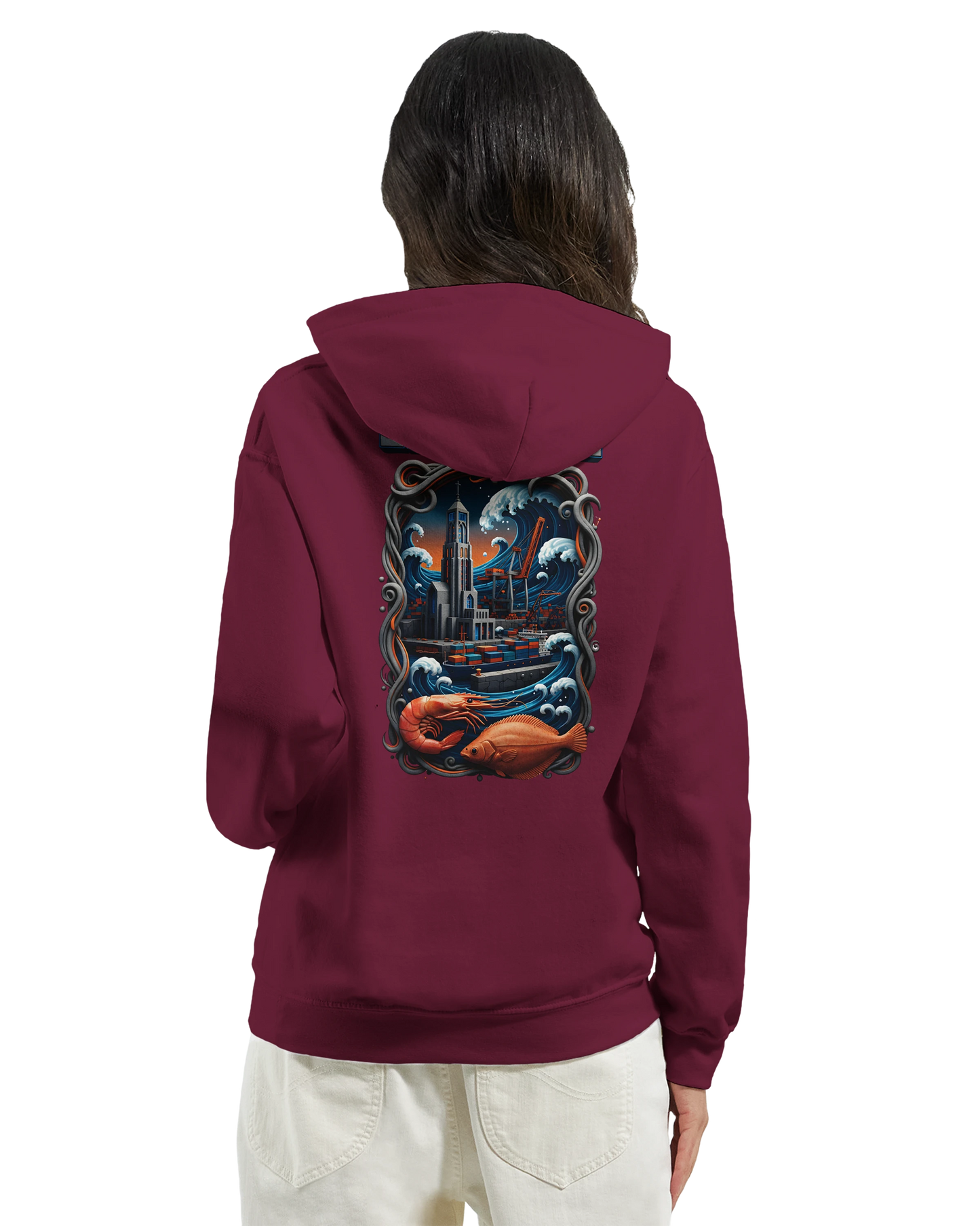 Sweat à Capuche Unisexe Le Havre – Hoodie Confortable et Résistant