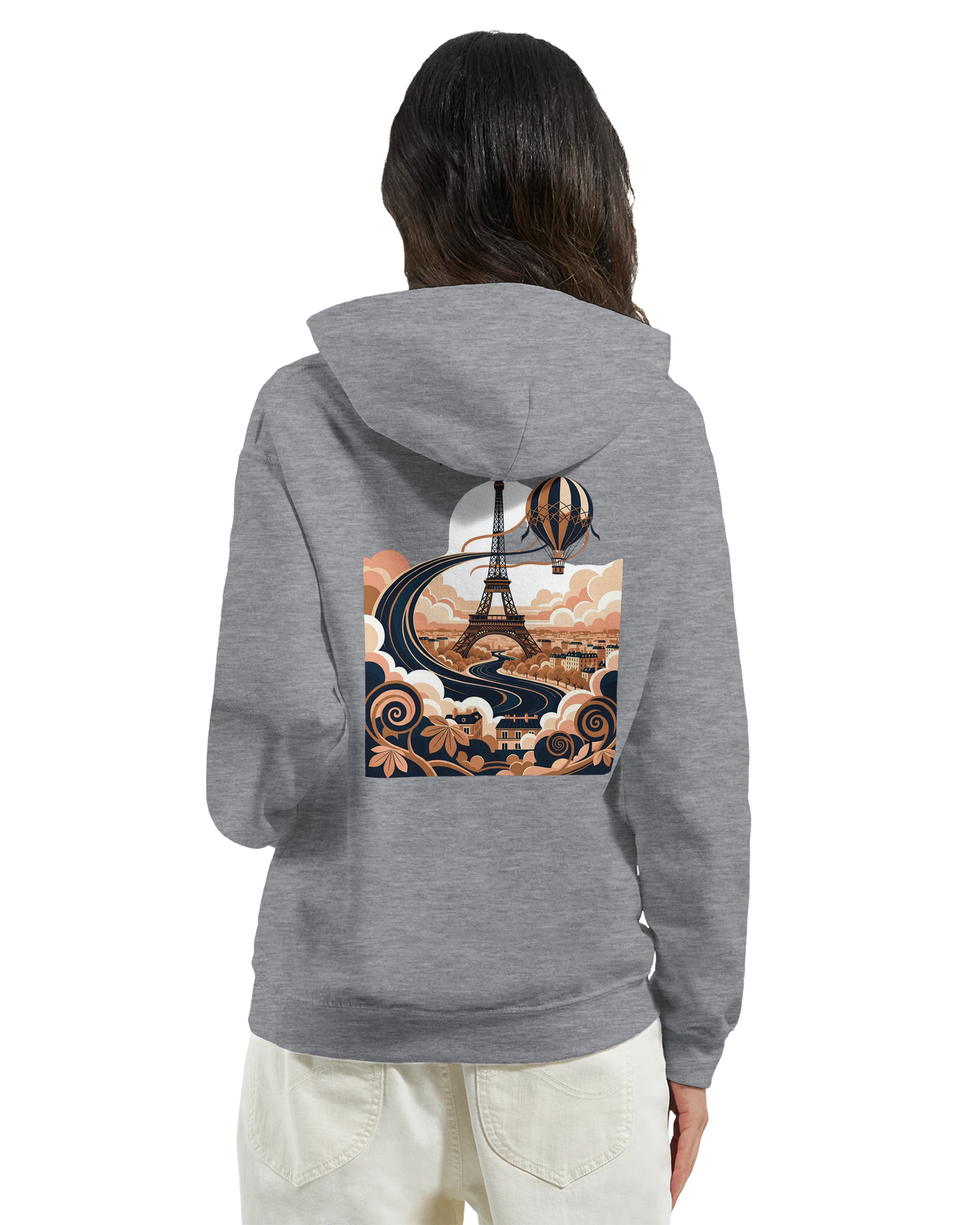 Sweat à Capuche Unisexe Île-de-France – Confort et Style Premium