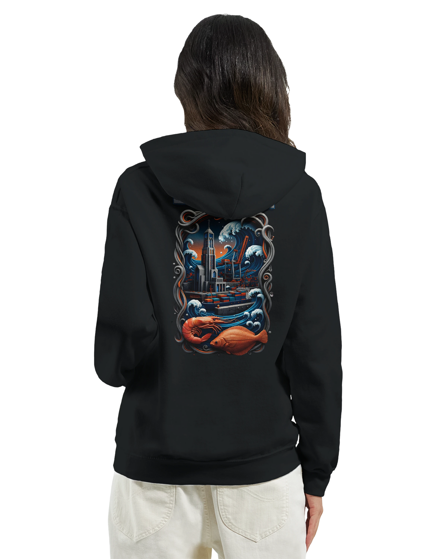 Sweat à Capuche Unisexe Le Havre – Hoodie Confortable et Résistant