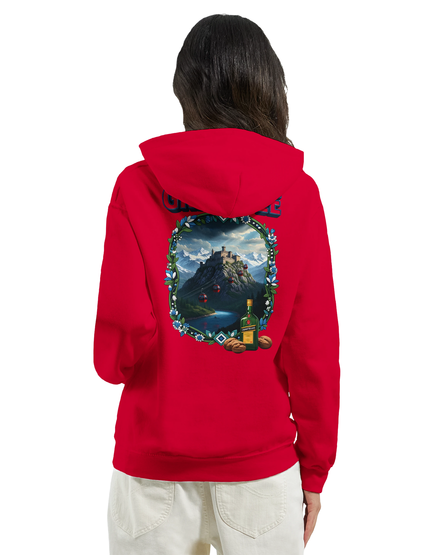 Sweat à capuche Grenoble - Collection Ville de France - Unisexe Premium
