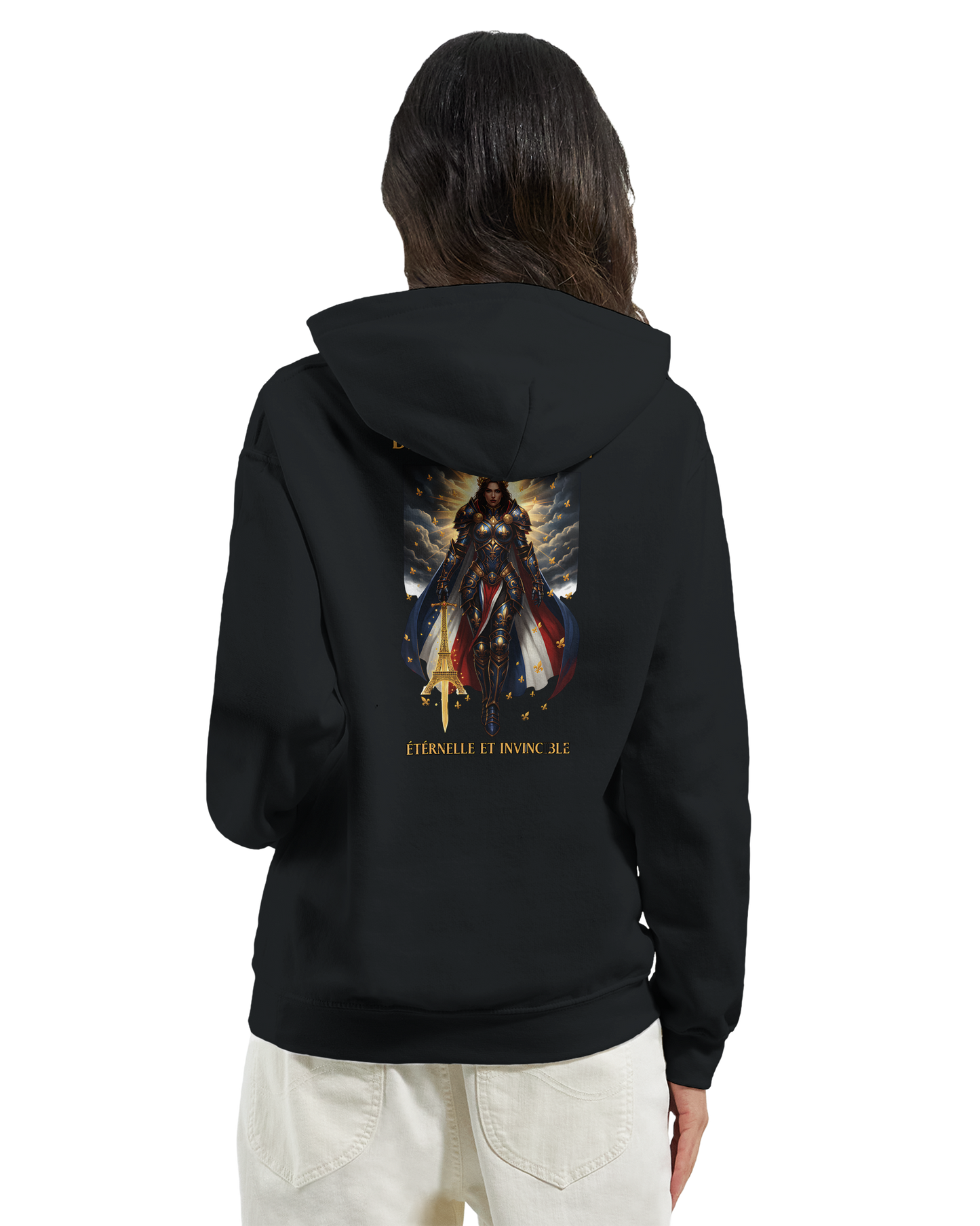 Sweat à Capuche déesse de France Douillet à Motif Unique – Confort et Style