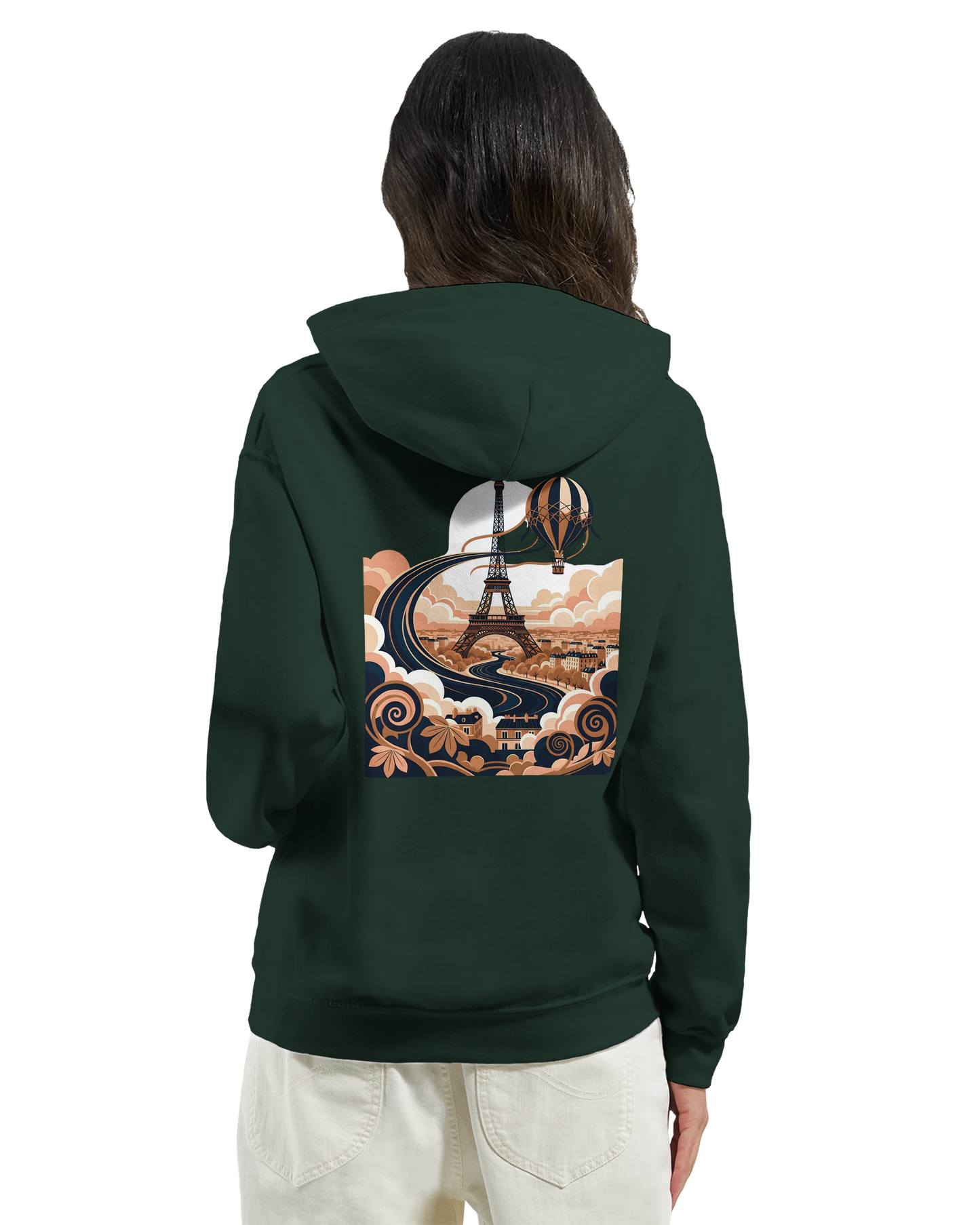 Sweat à Capuche Unisexe Île-de-France – Confort et Style Premium