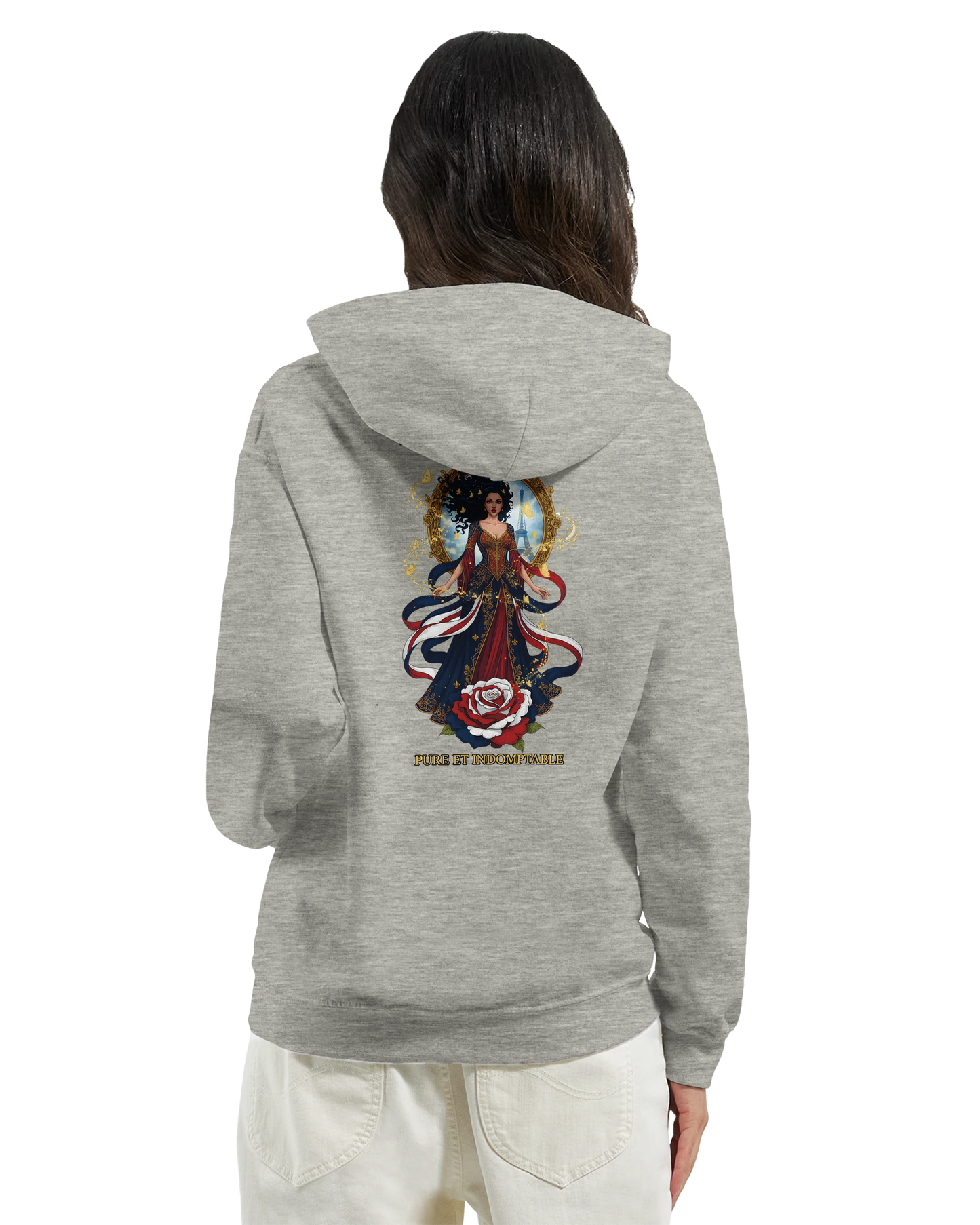 Sweat à capuche femme L'âme de France - Confort premium et style élégant