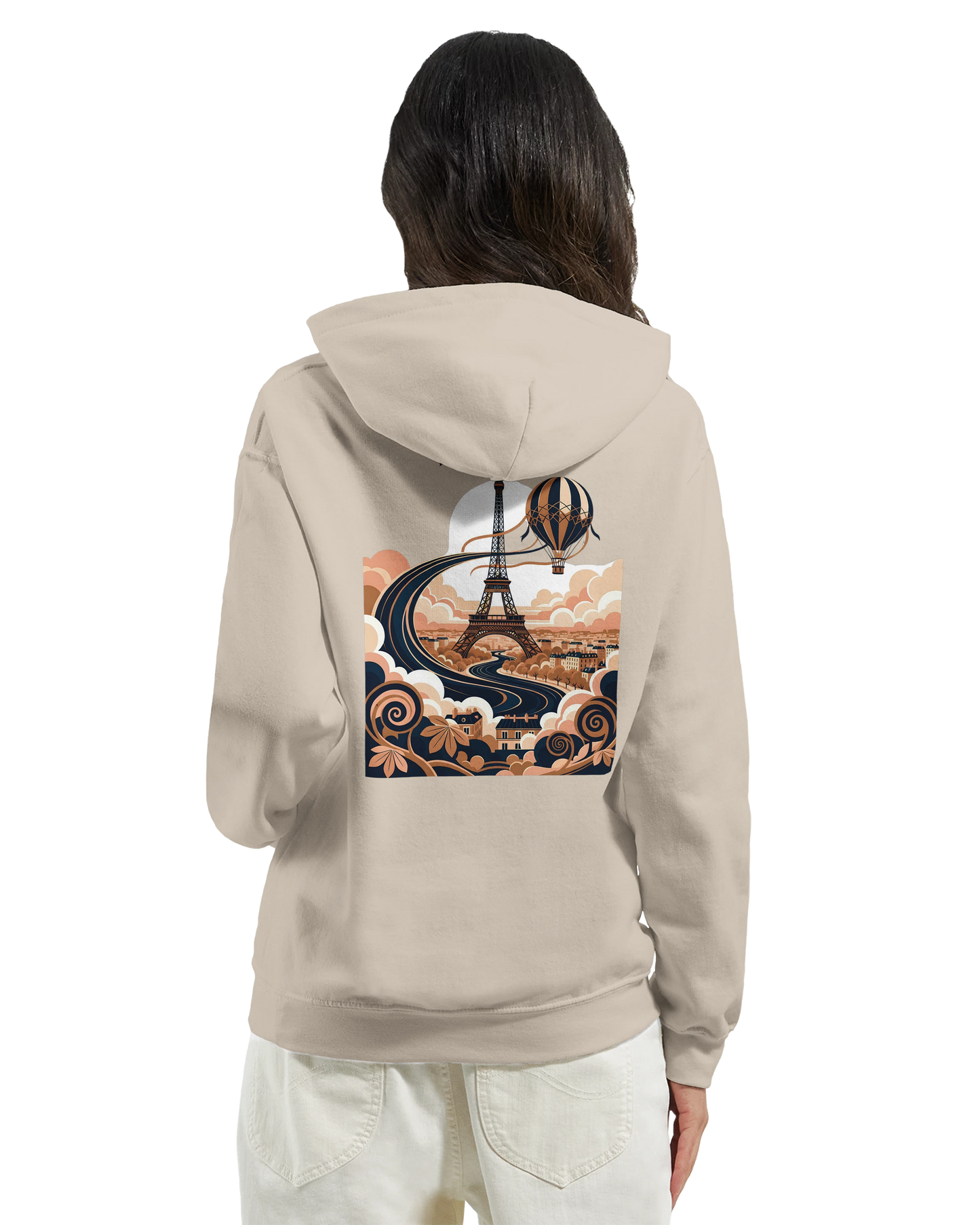 Sweat à Capuche Unisexe Île-de-France – Confort et Style Premium
