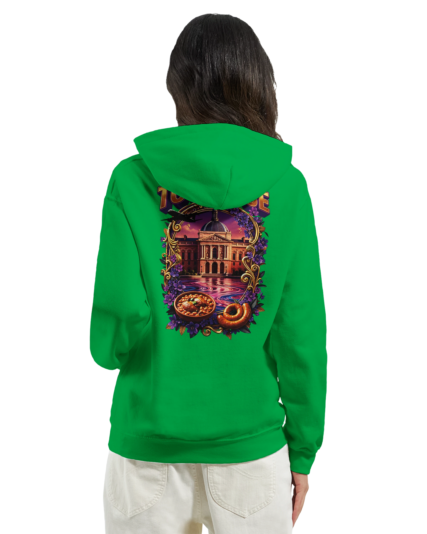 Sweat à Capuche Unisexe Toulouse – Ville de France – Confort Premium
