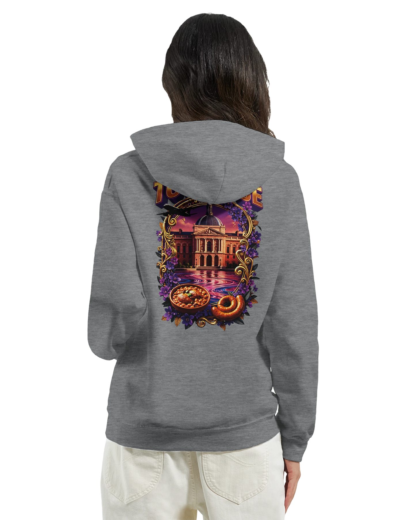 Sweat à Capuche Unisexe Toulouse – Ville de France – Confort Premium
