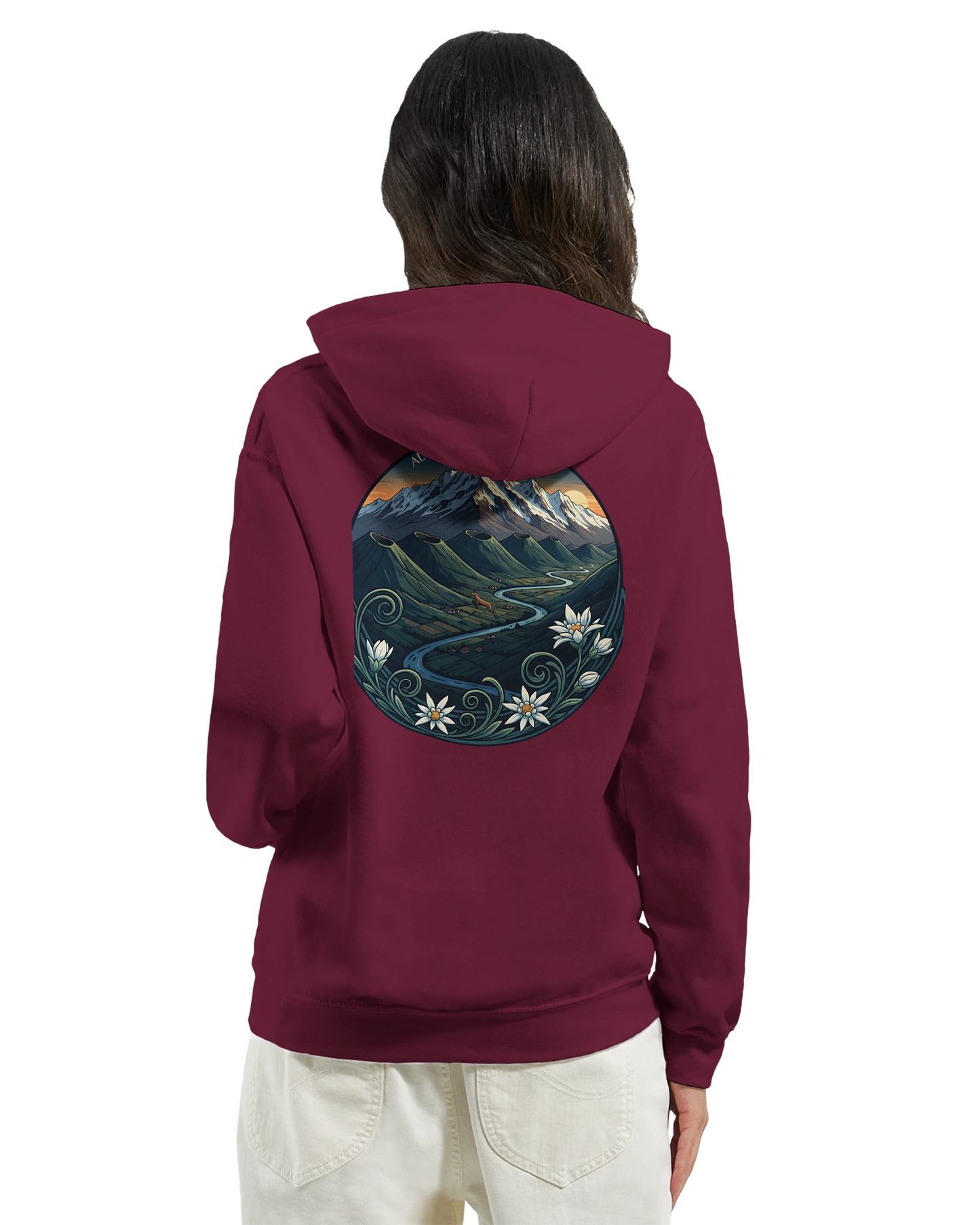 Sweat à capuche unisexe Auvergne-Rhône-Alpes – Confort et style régional