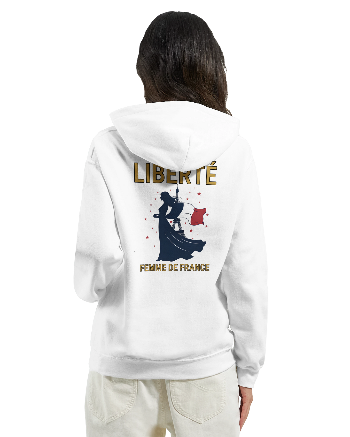 Sweat à Capuche Femme Liberté – Confort Premium et Design Élégant