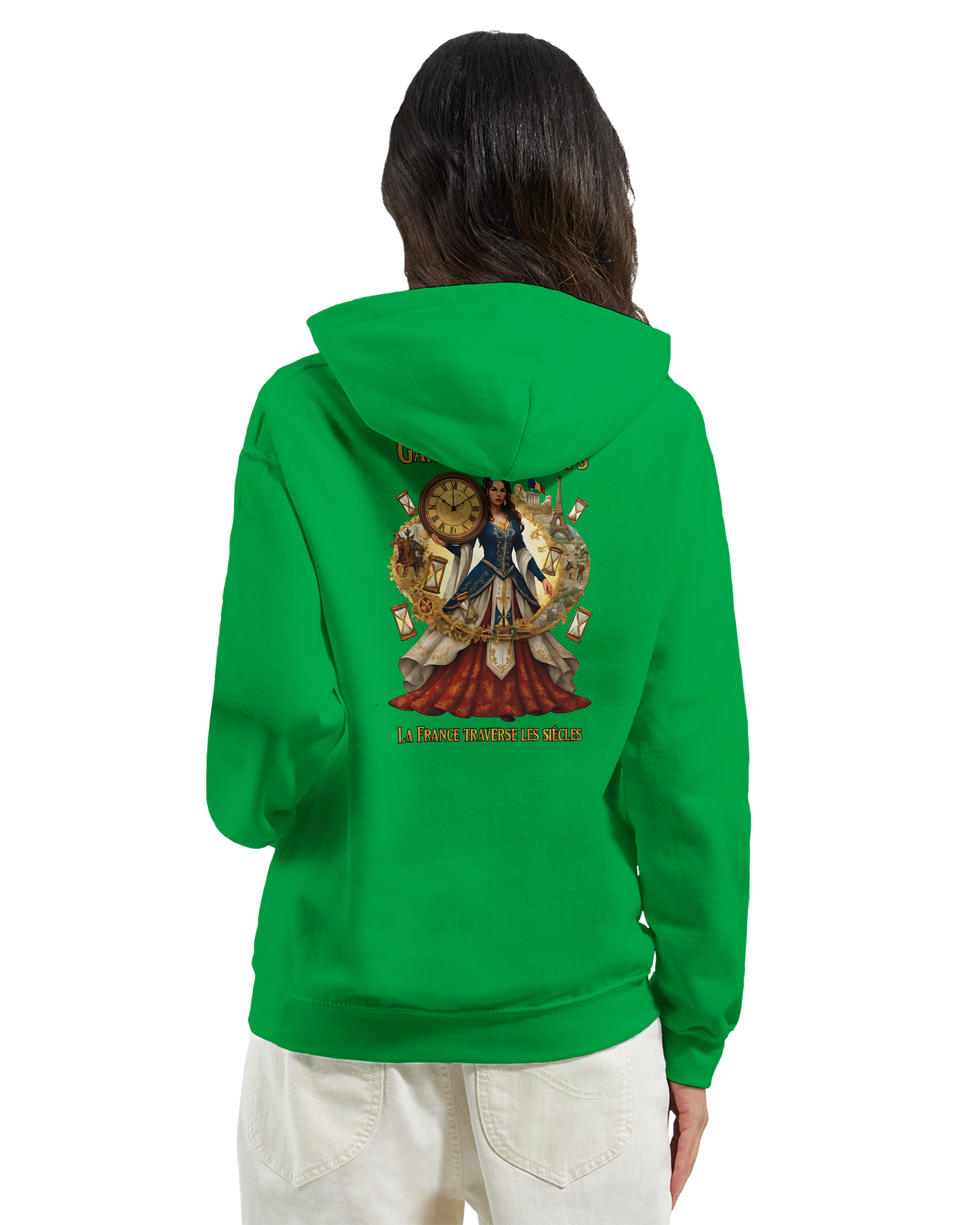 Sweat à Capuche Femme Gardienne du Temps - Confort Premium