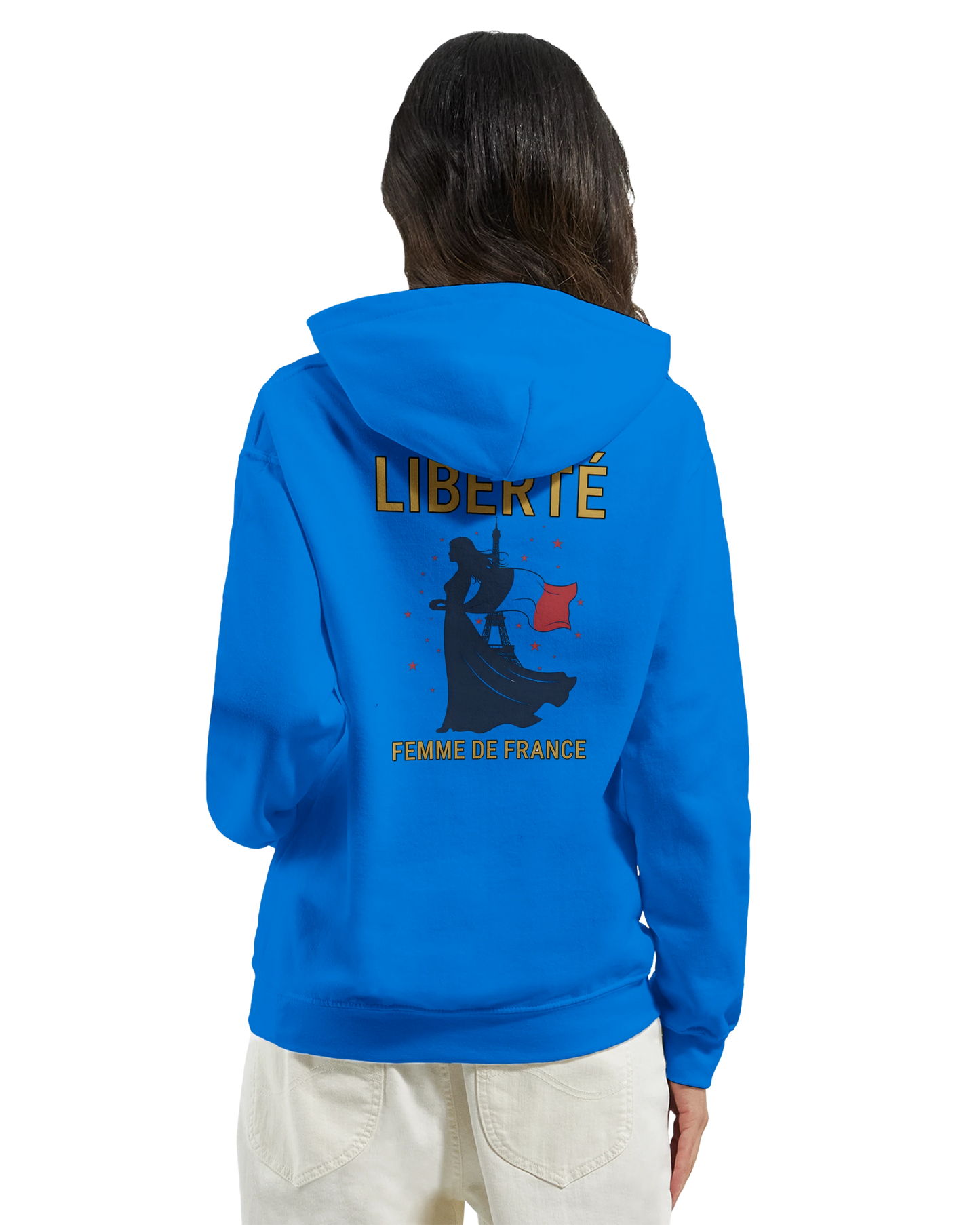Sweat à Capuche Femme Liberté – Confort Premium et Design Élégant