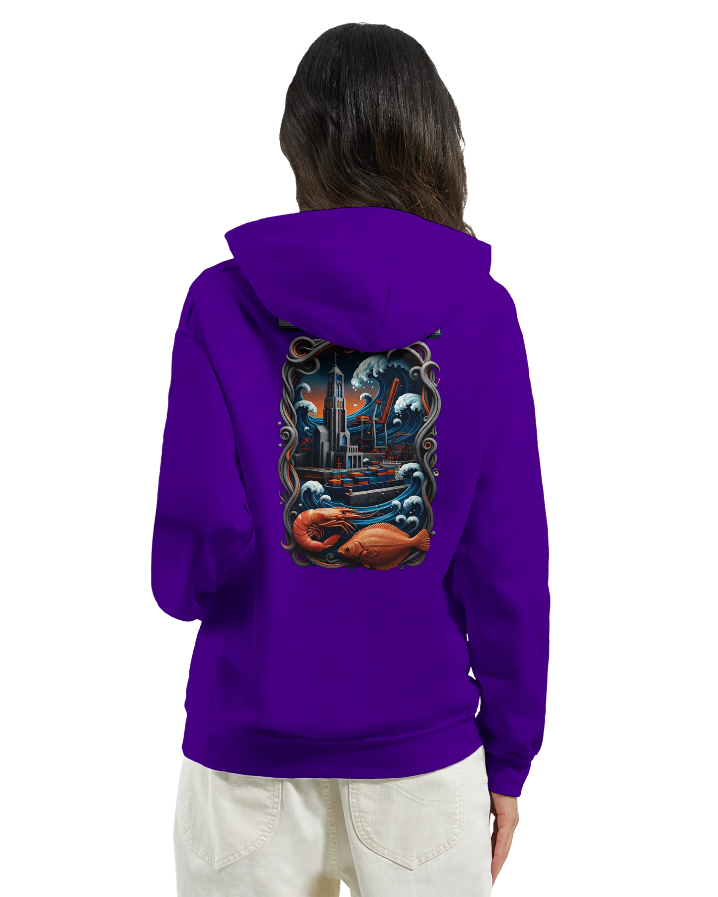 Sweat à Capuche Unisexe Le Havre – Hoodie Confortable et Résistant