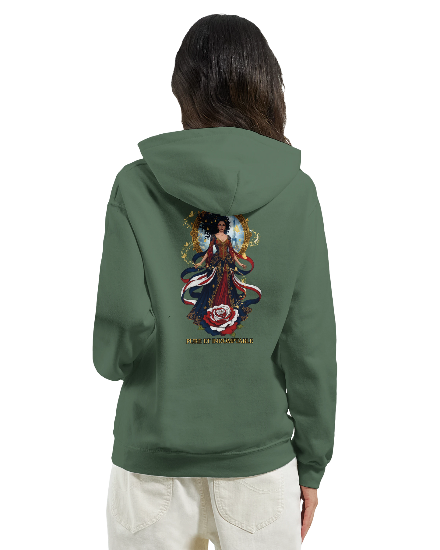 Sweat à capuche femme L'âme de France - Confort premium et style élégant